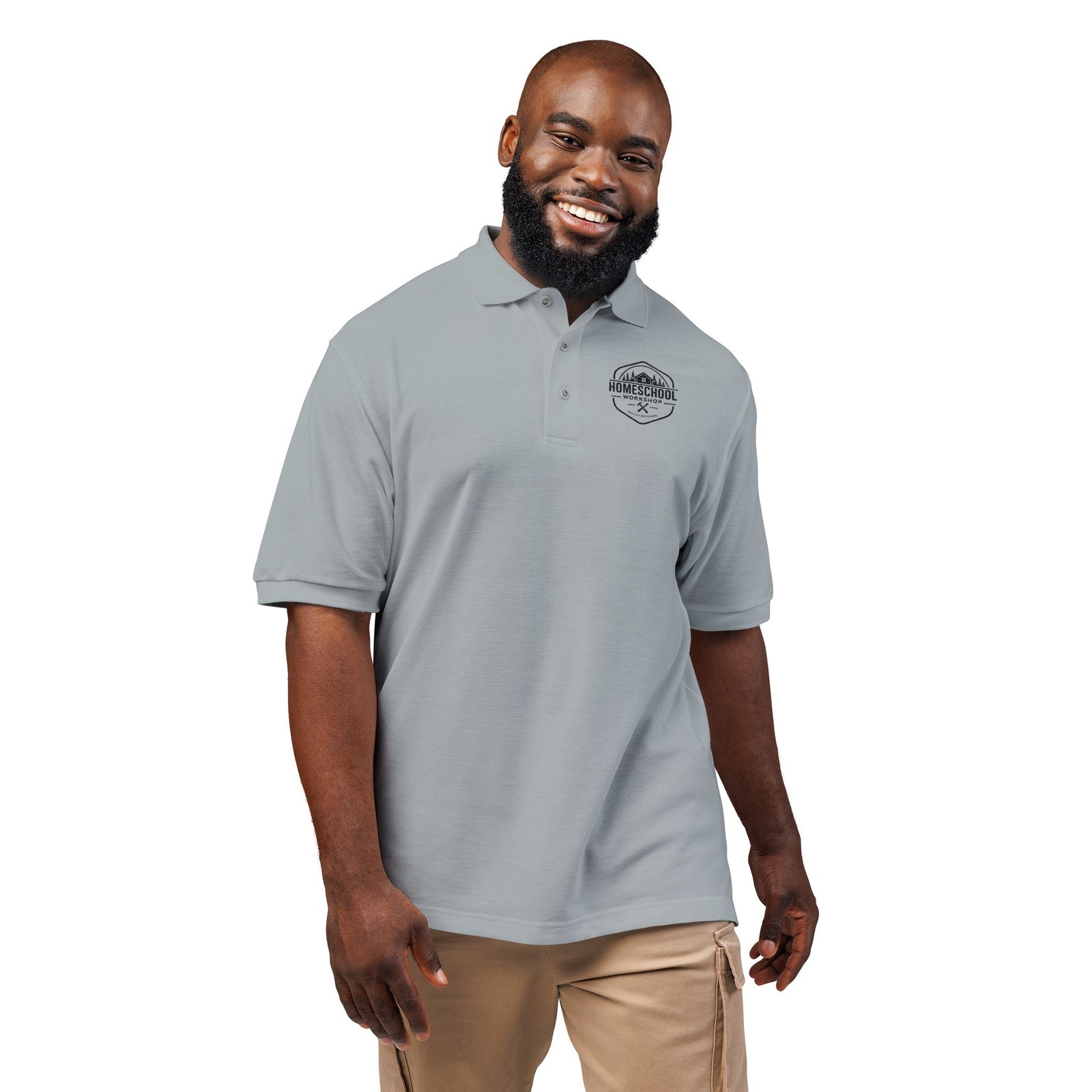 Homeschool Workshop: Embroidered Workshop Polo - 4LibertyShop.com