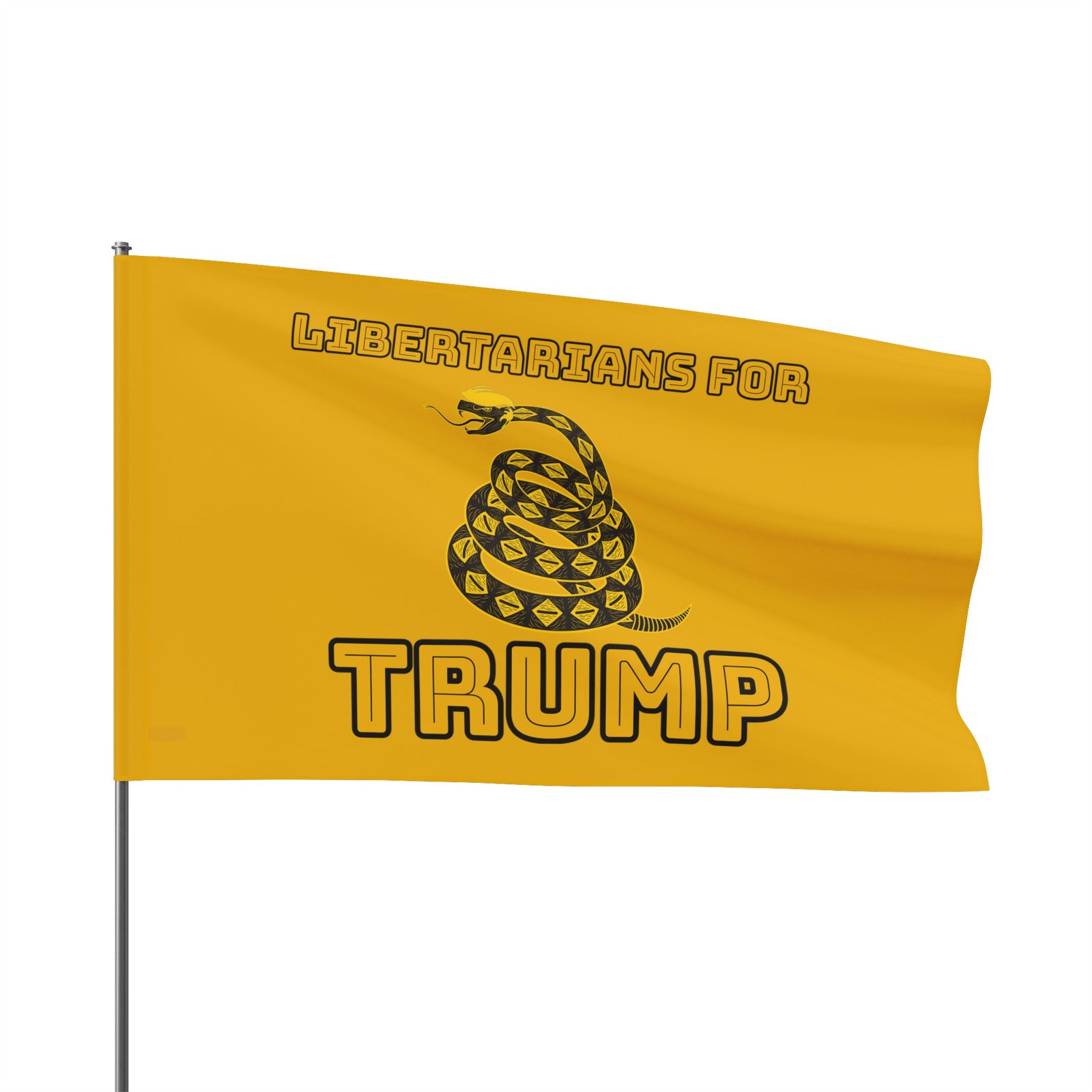 Libertarians for Trump Yellow Flag