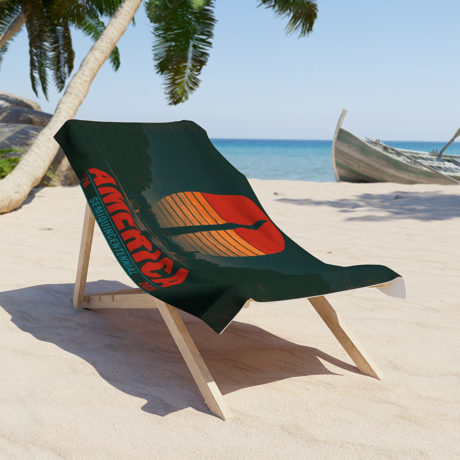 America 1776–2026 Semiquincentennial Beach Towel - 4LibertyShop.com