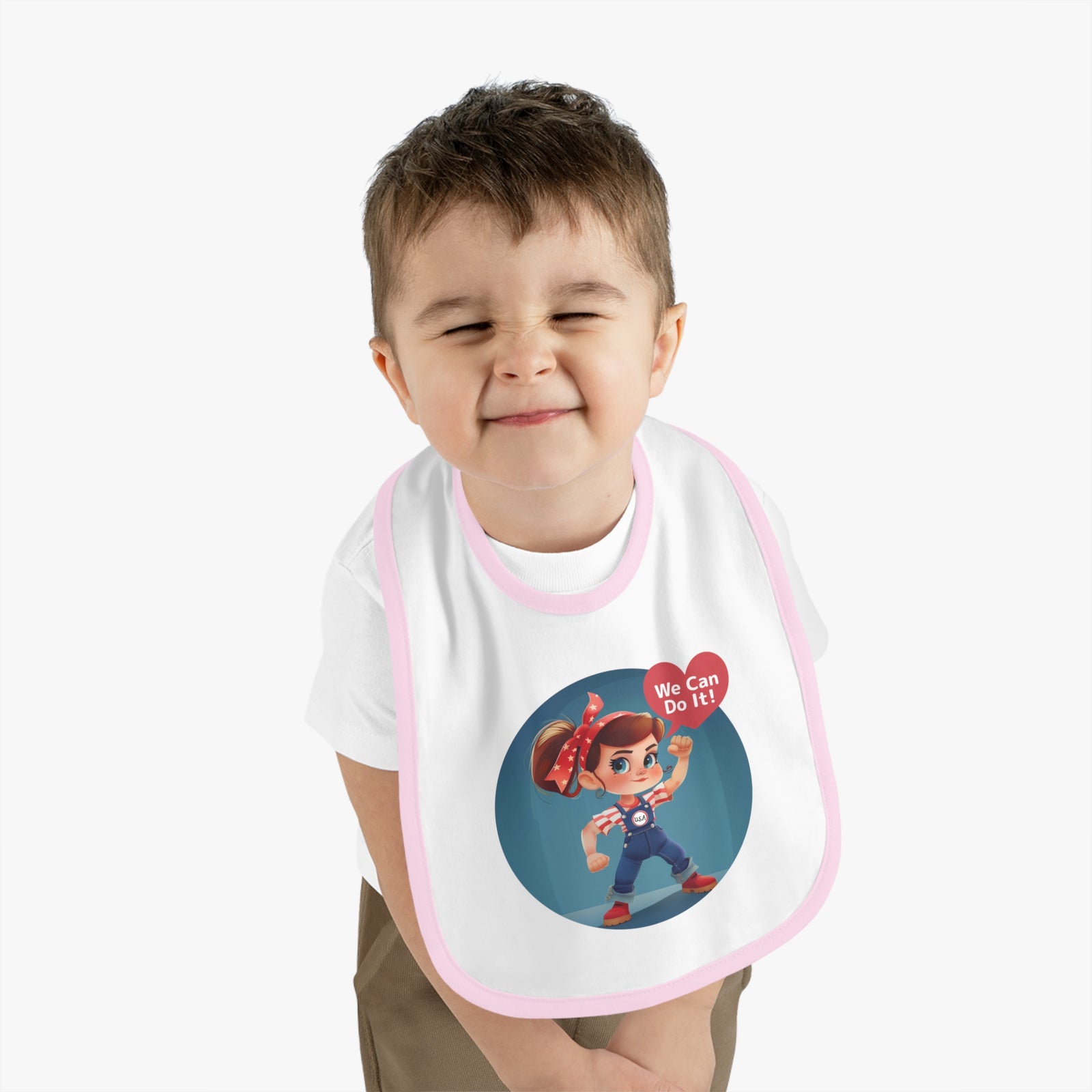 Rosie The Riveter Jersey Bib