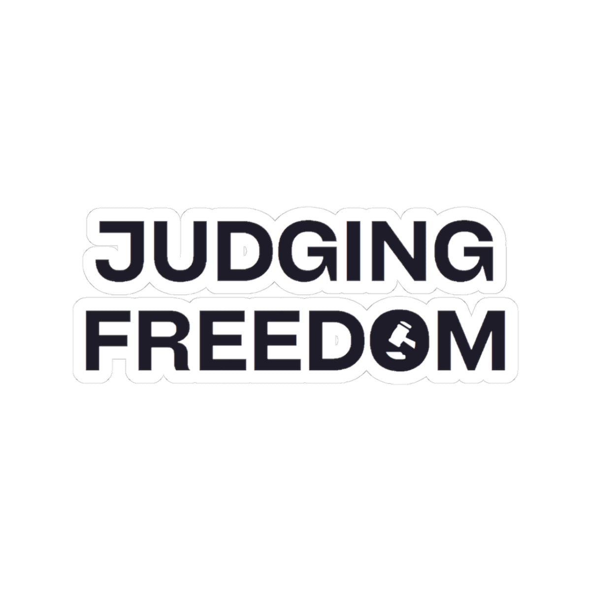 Judge Nap: Judging Freedom Sticker