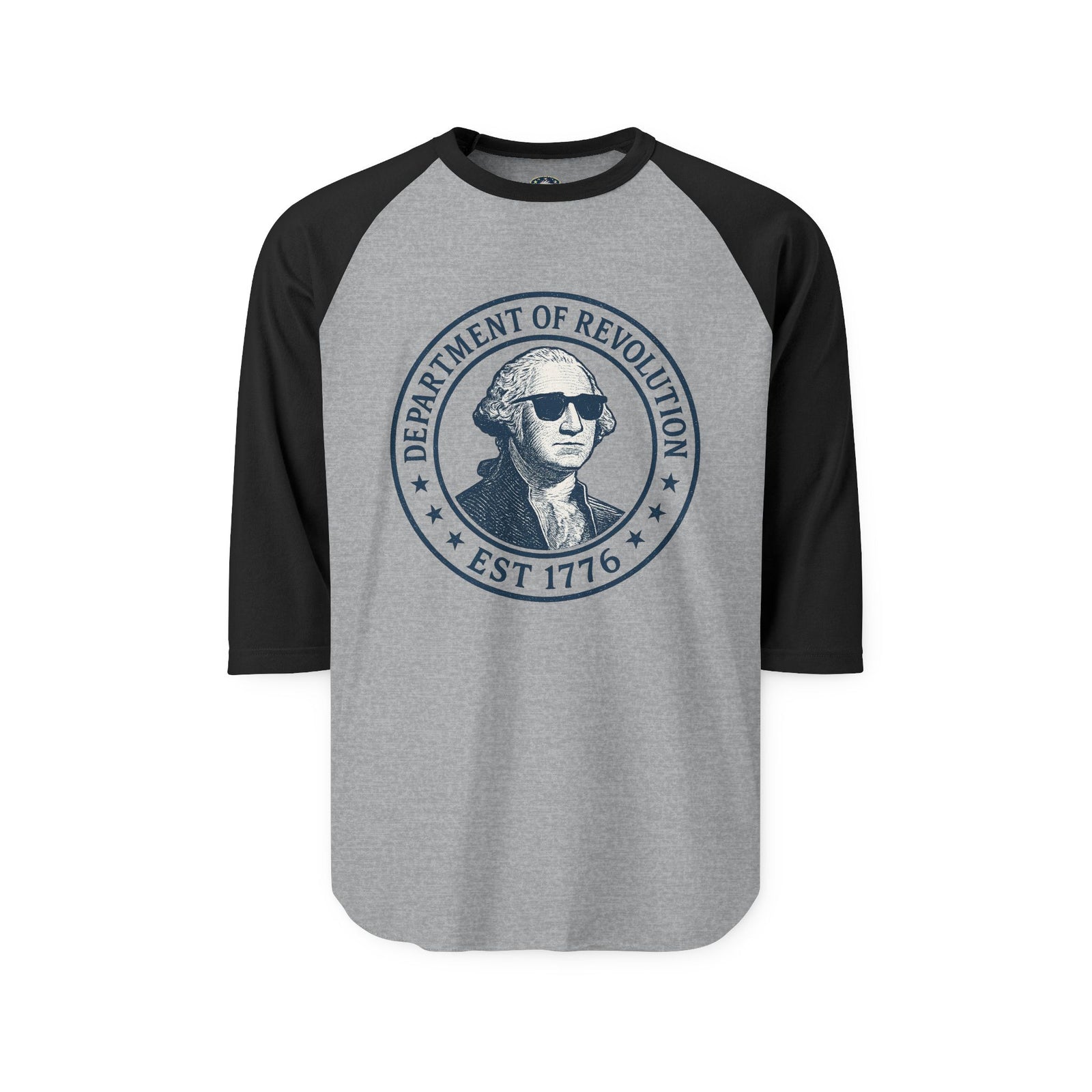 1776 Department of Revolution George Washington Baseball Shirt