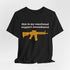 2nd Amendment Tee — "this is my emotional support amendment" Rifle Graphic T‑Shirt - 4LibertyShop.com