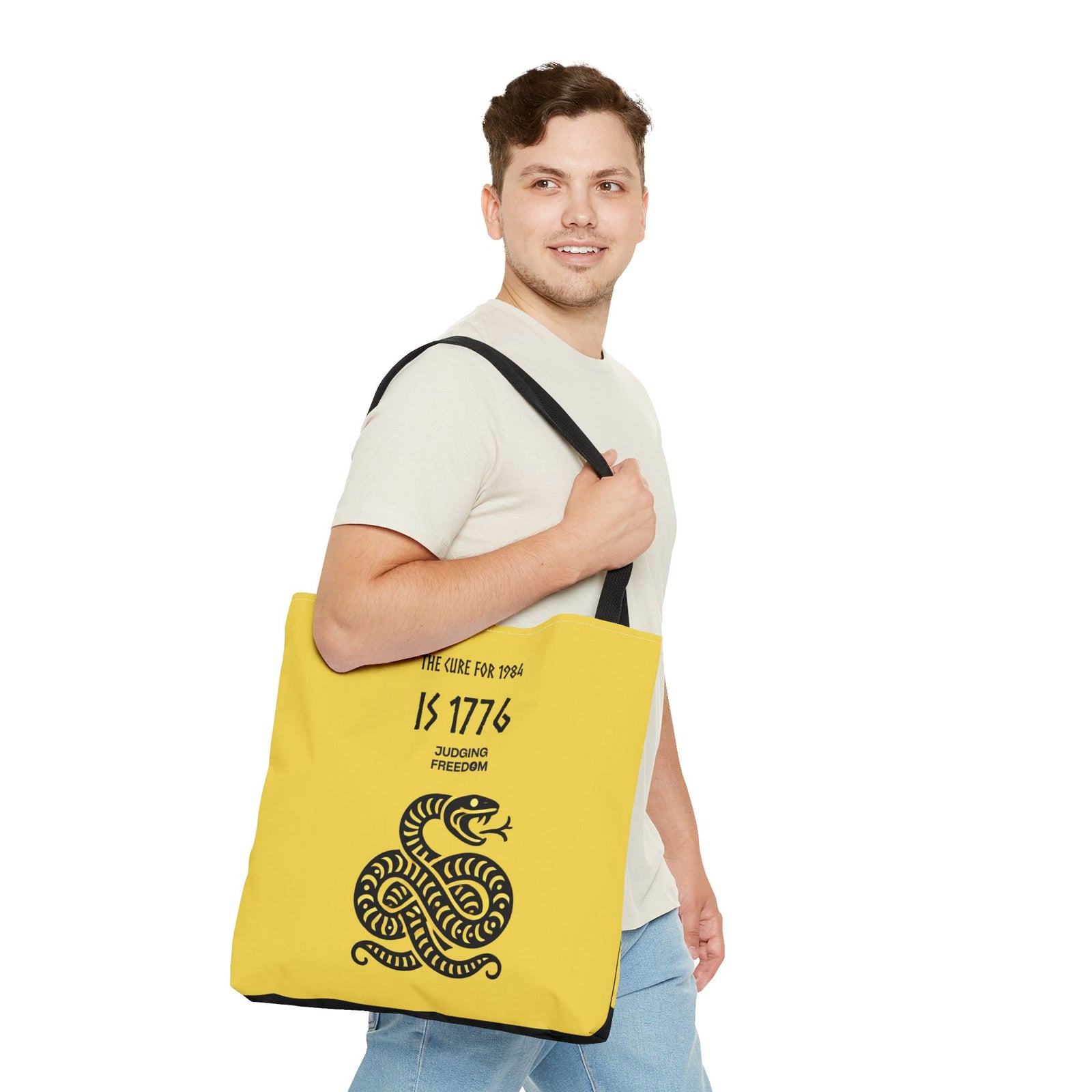 Judge Nap: The Cure For 1984 Tote Bag