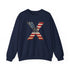 Red, White, and X - Patriotic Sweatshirt