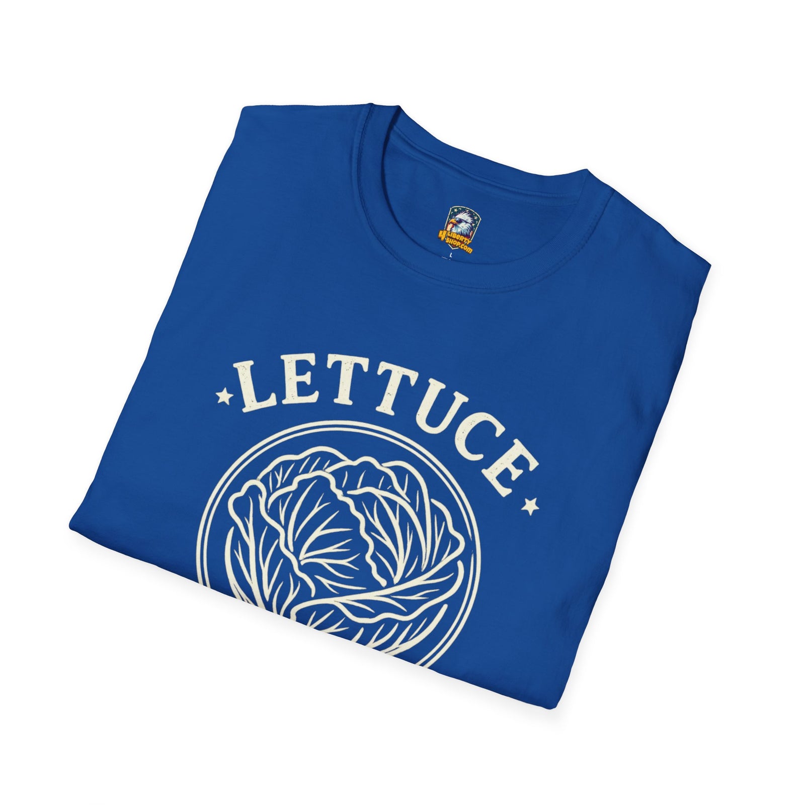 Lettuce Be Independent T-Shirt — Vintage Plant Graphic Tee - 4LibertyShop.com