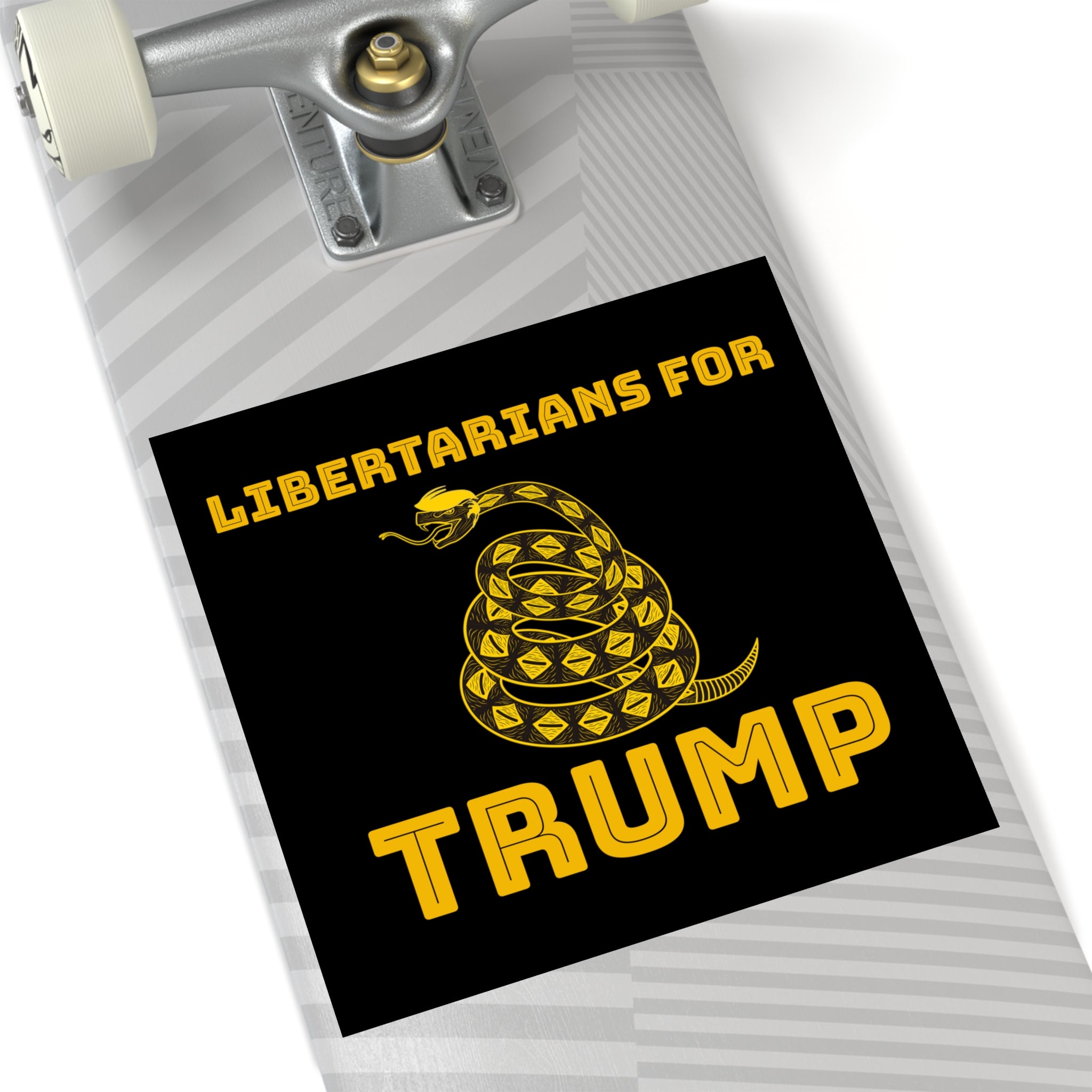 Libertarians for Trump Square Stickers, Indoor\Outdoor