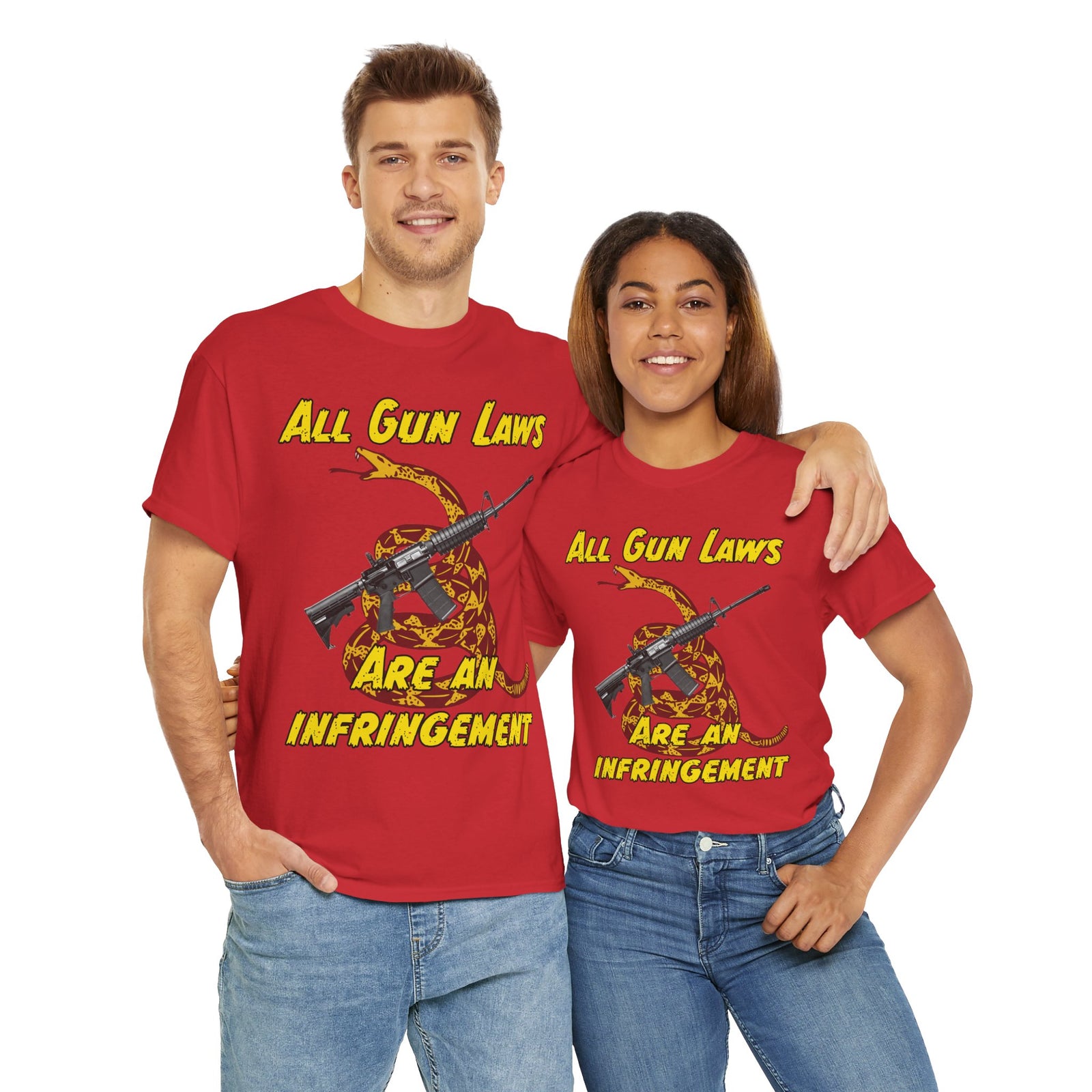 Judge Nap: All Gun Rights Are Infringements AR15 Gadsden T-Shirt