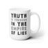 Truth Is Treason in the Empire of Lies Ceramic Mug 15oz