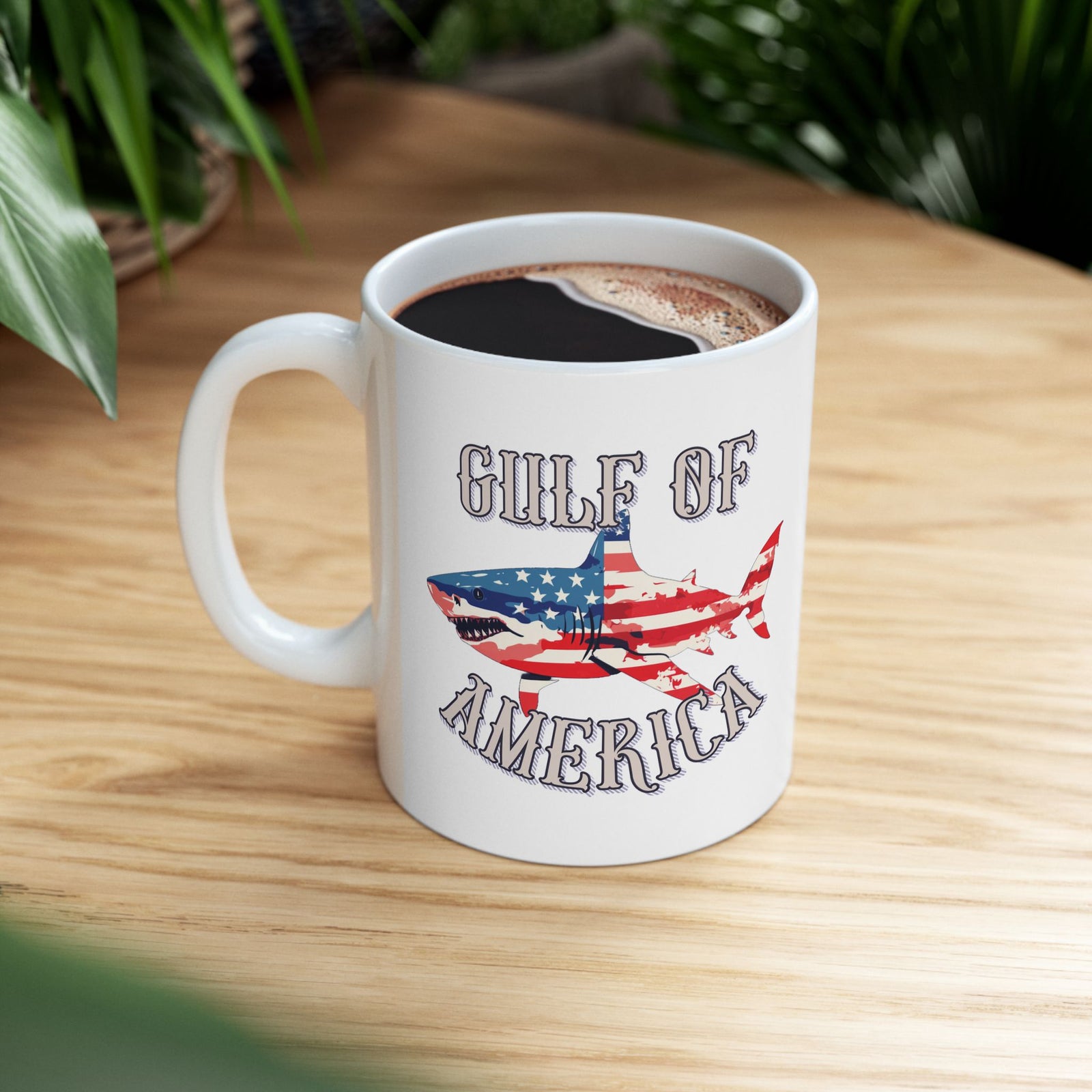 Walton & Johnson: Gulf of America Shark Mug, 11oz, 15oz