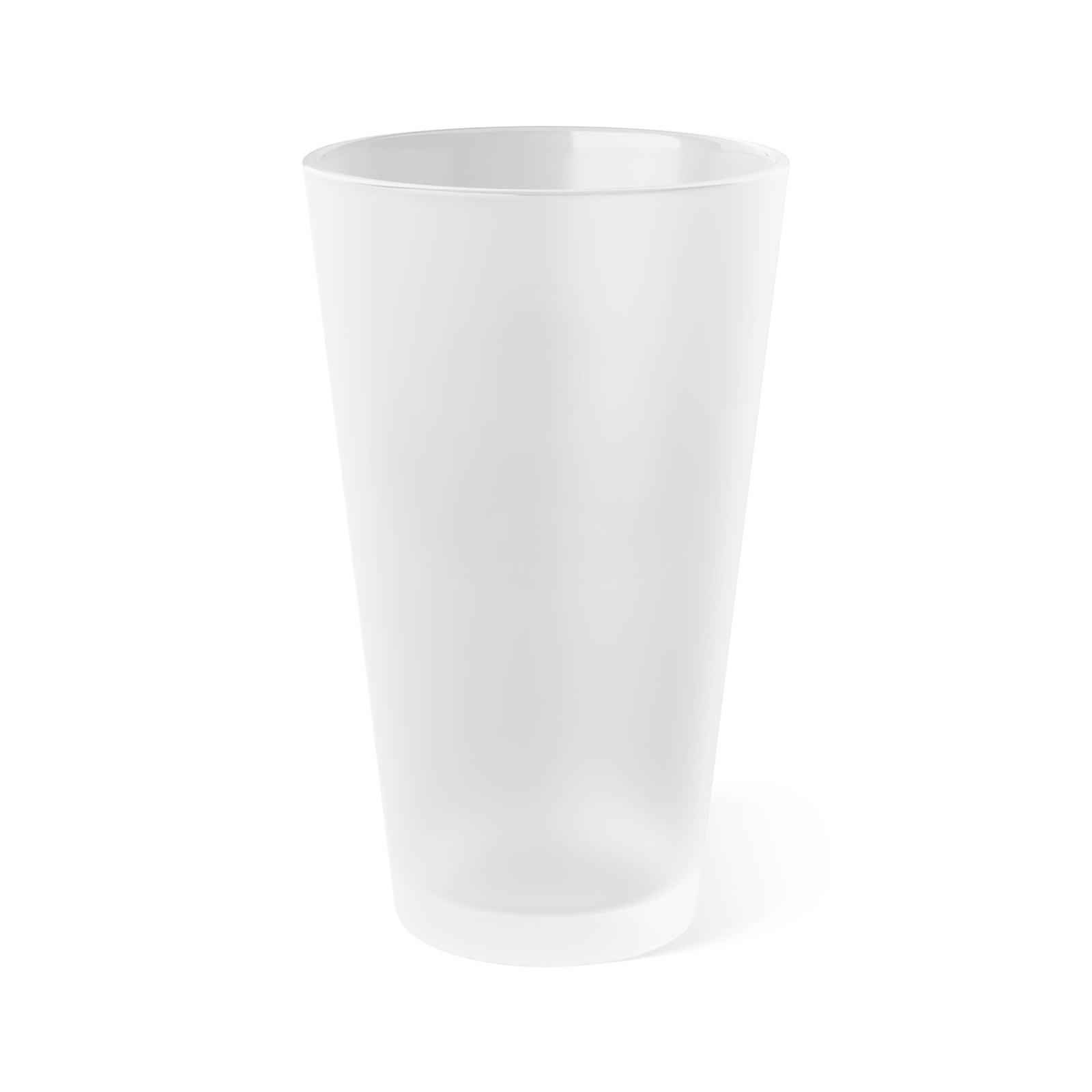 Frosted Pint Glass — 