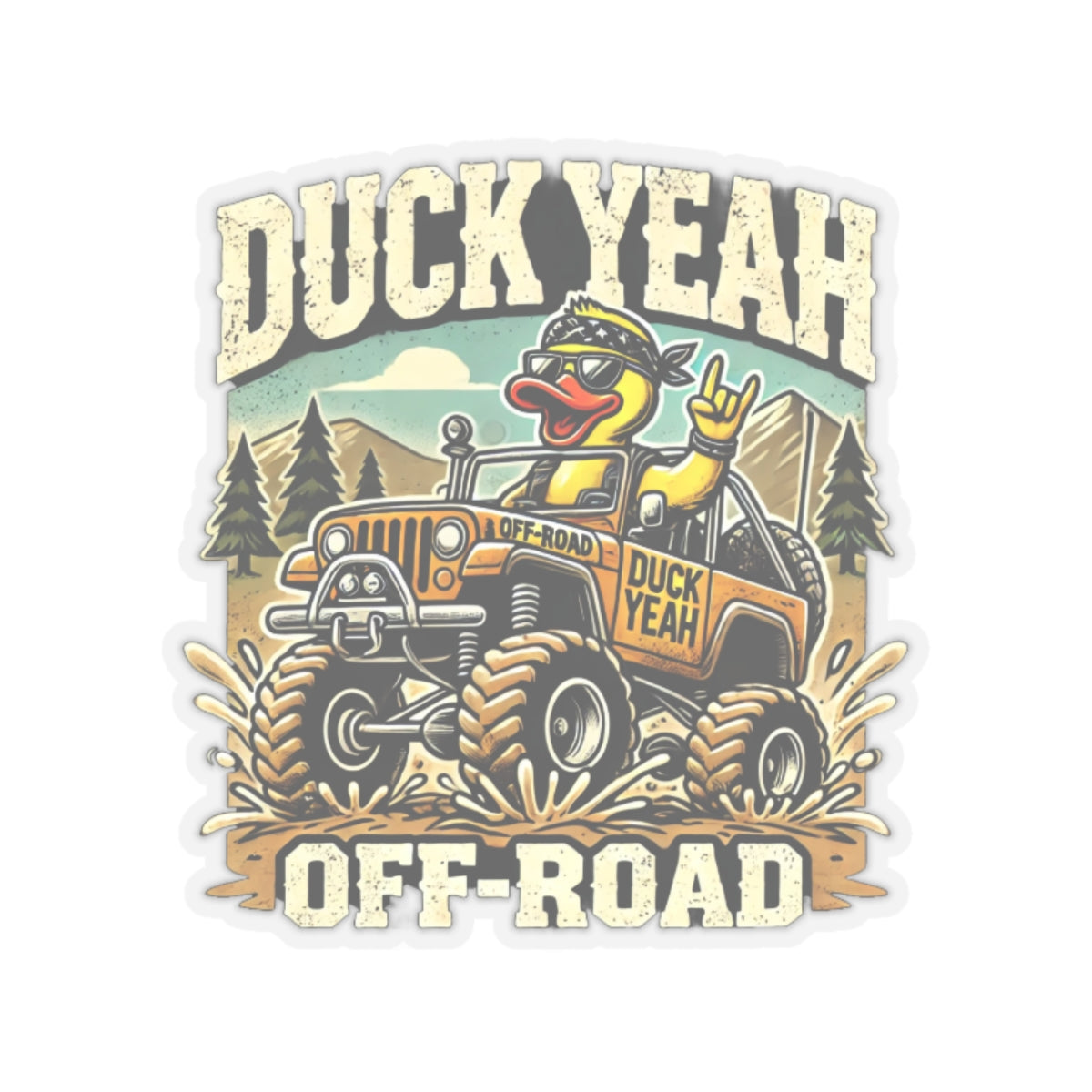 Duck Yeah Off-Road Stickers