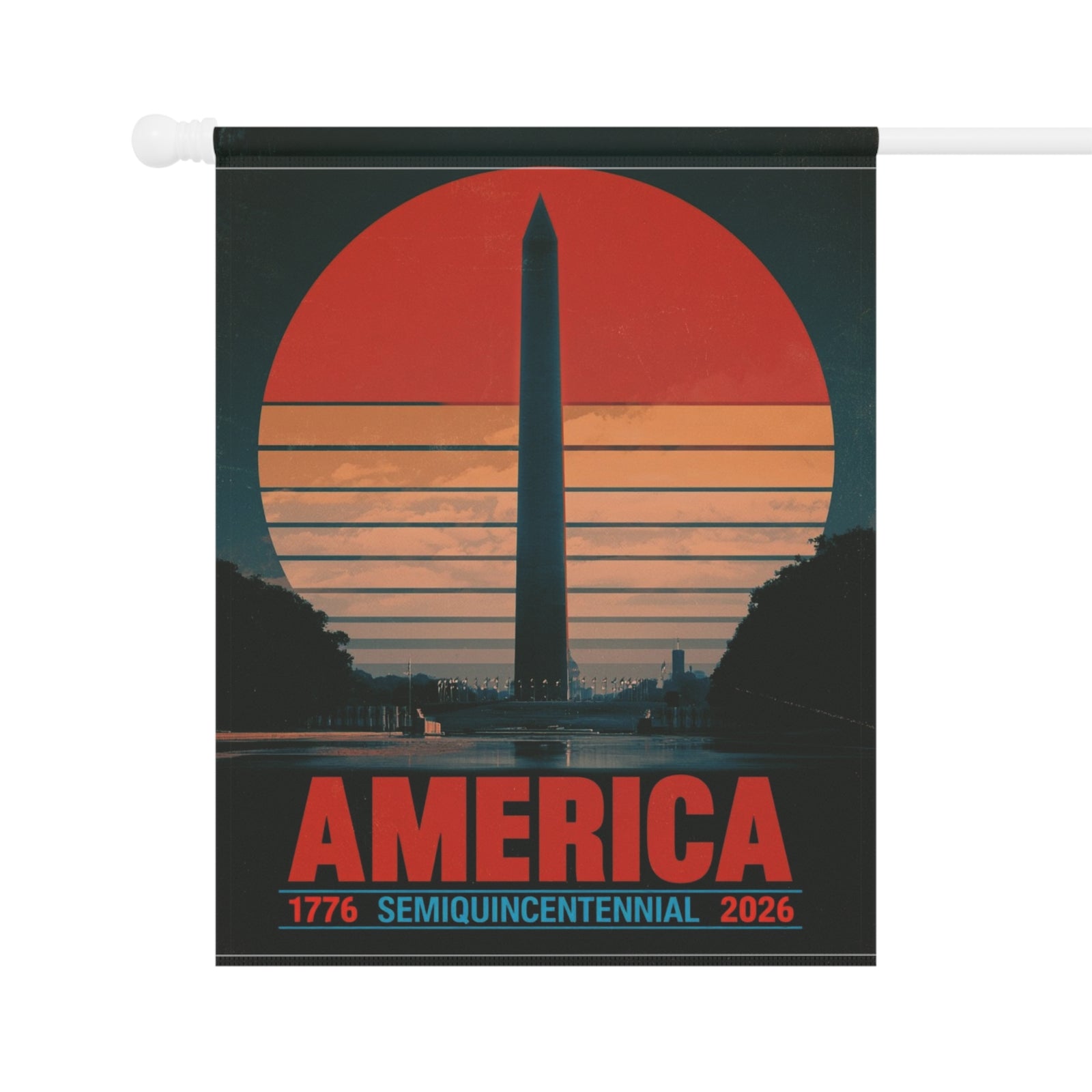 America 1776–2026 Semiquincentennial Garden Flag - 4LibertyShop.com