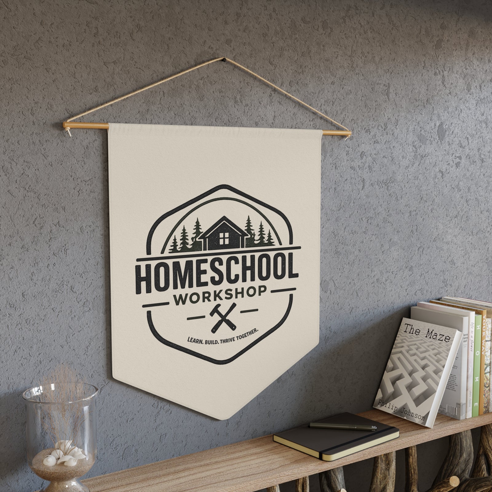 Homeschool Workshop: Workshop Pennant Banner - 4LibertyShop.com