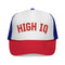 High IQ Trucker Cap — Funny Retro Mesh Hat - 4LibertyShop.com