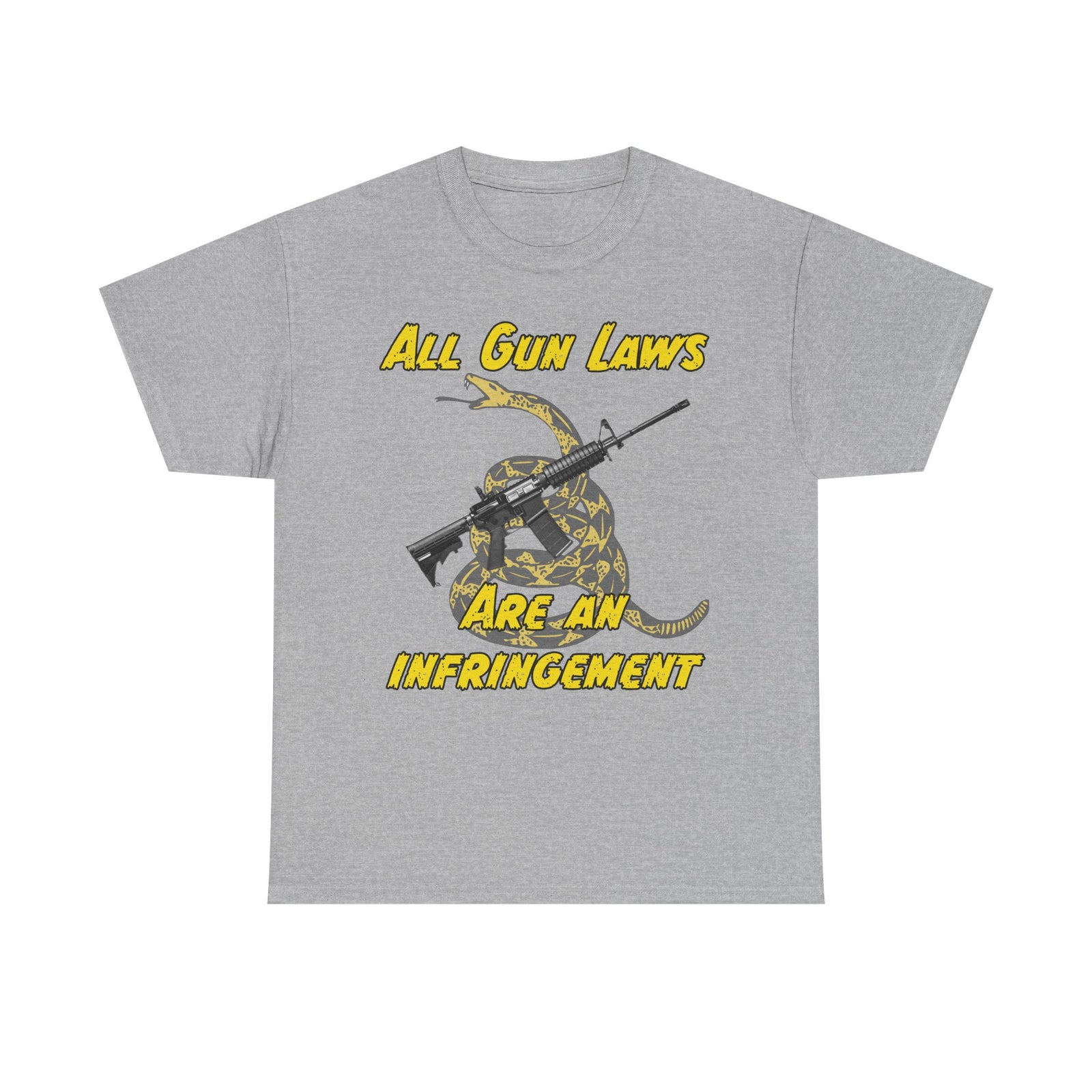 Judge Nap: All Gun Rights Are Infringements AR15 Gadsden T-Shirt