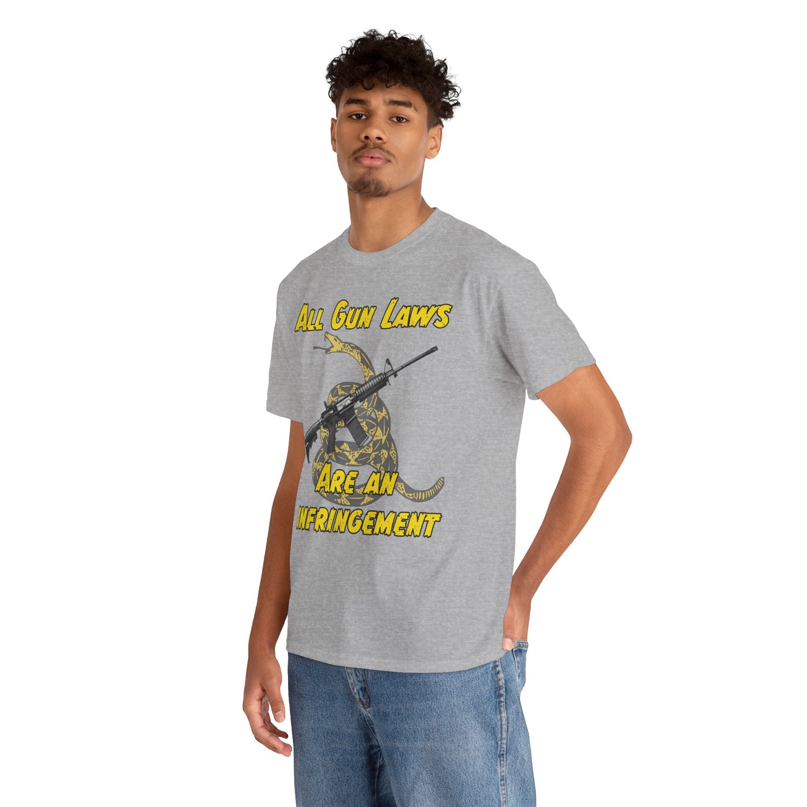 Judge Nap: All Gun Rights Are Infringements AR15 Gadsden T-Shirt