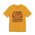 Funny Hot Dog T-Shirt — "It's Not a Party Until My Wiener Comes Out" Graphic Tee - 4LibertyShop.com