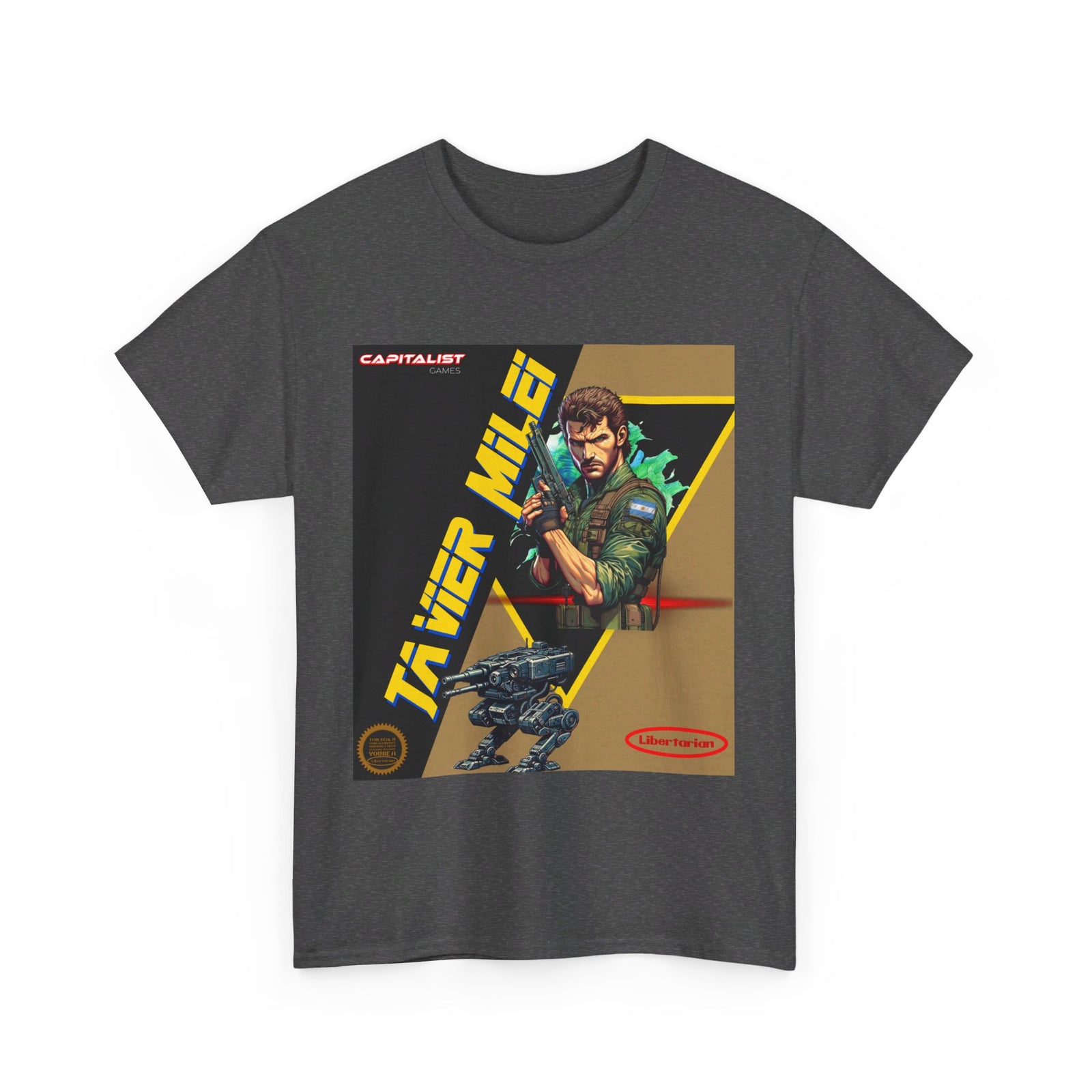 Milei Gear Solid: Libertarian Warrior Tee