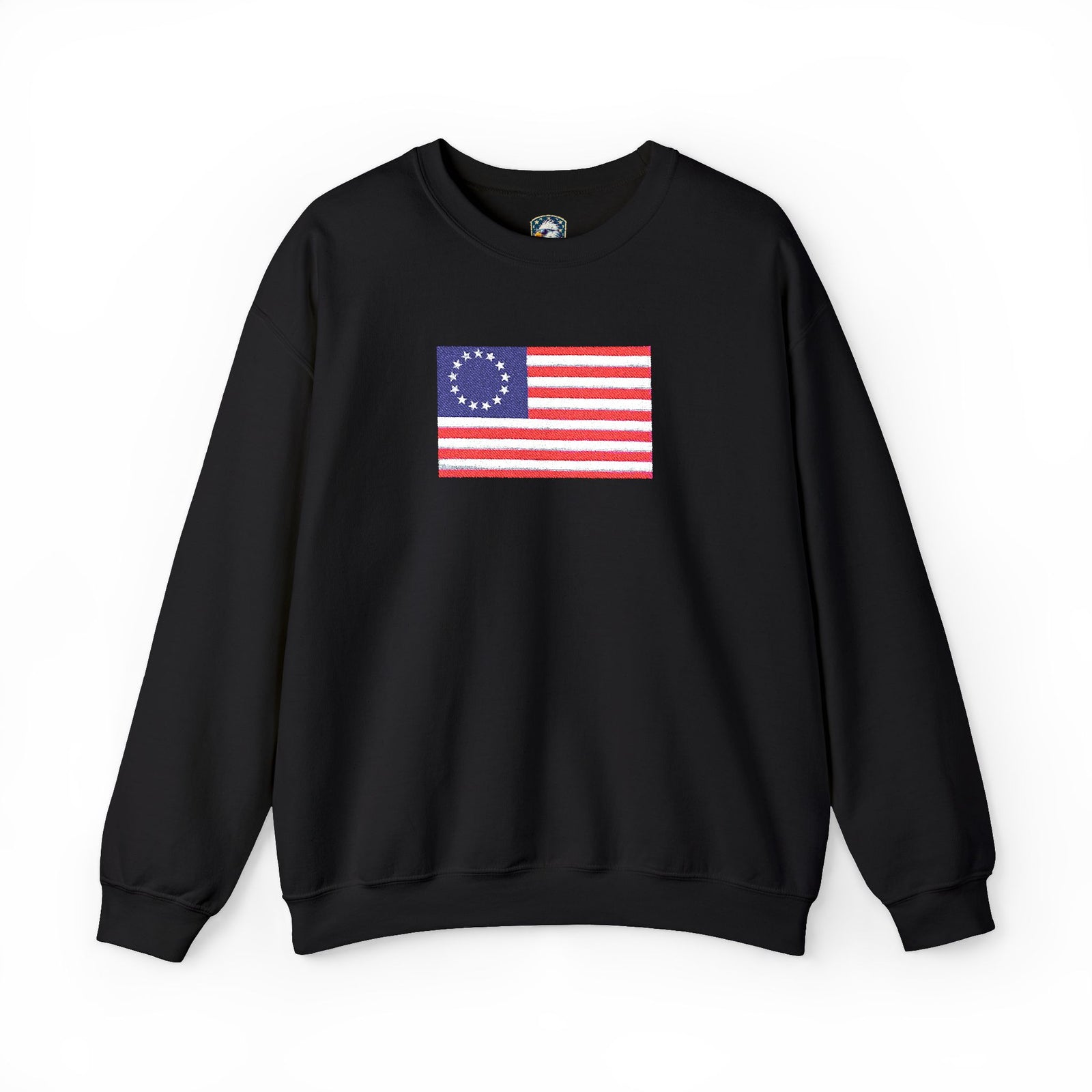 Betsy Ross Flag Embroidered Sweater
