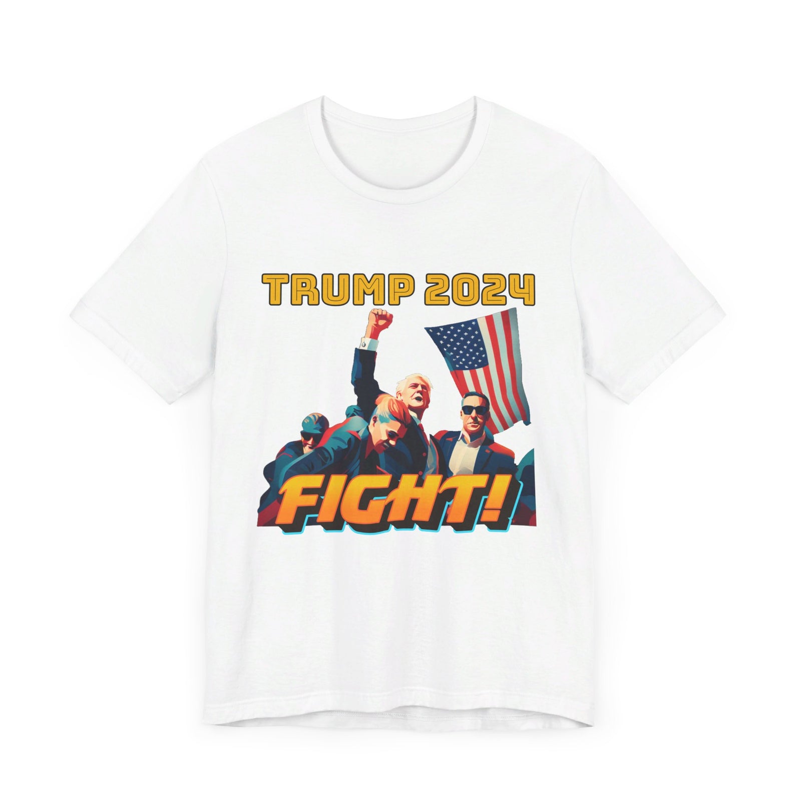 Walton & Johnson FIGHT! Donald Trump MAGA Power Tee