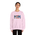 Embroidered Patriotic Mom Crewneck Sweatshirt - 4LibertyShop.com