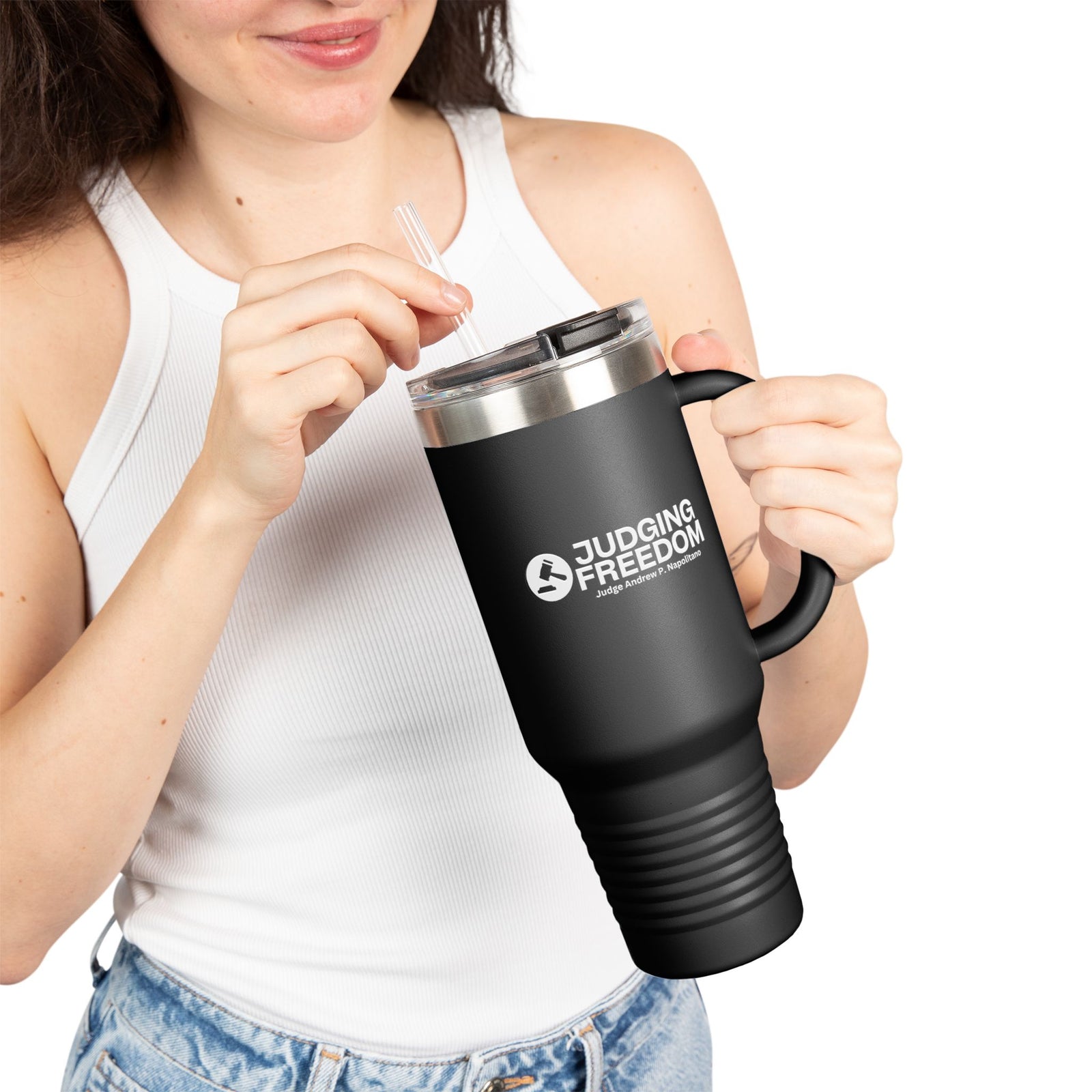 Judge Nap: Judging Freedom Tumbler, 40oz