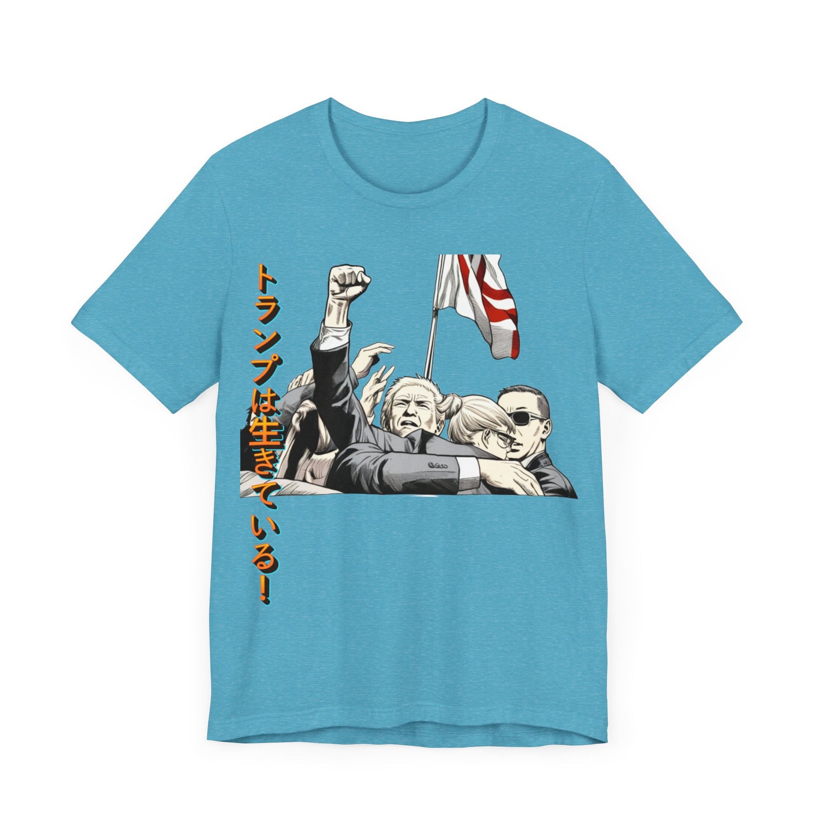 Walton & Johnson Donald Trump Lives Japanese Manga Tee