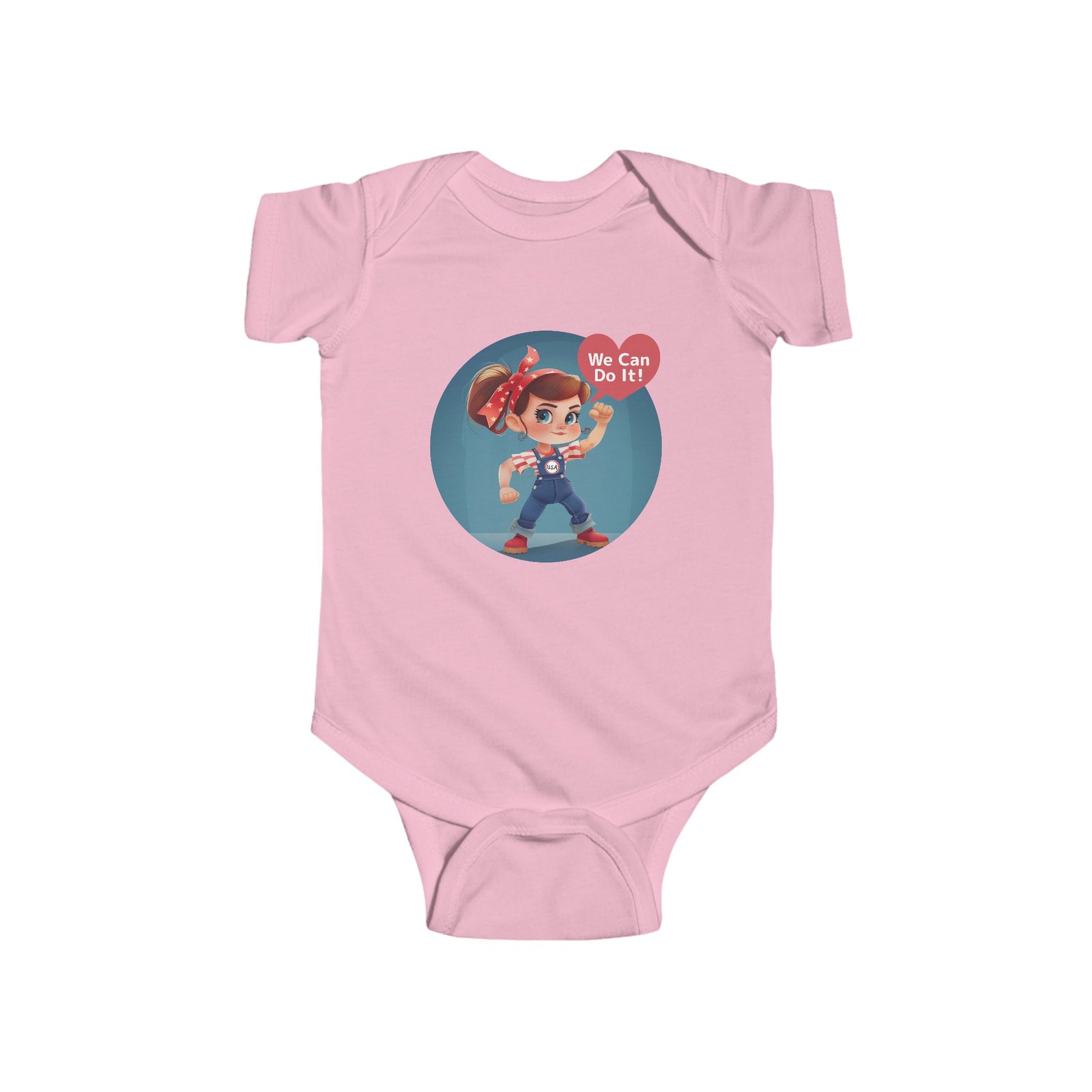 Rosie The Riveter Infant Fine Jersey Bodysuit