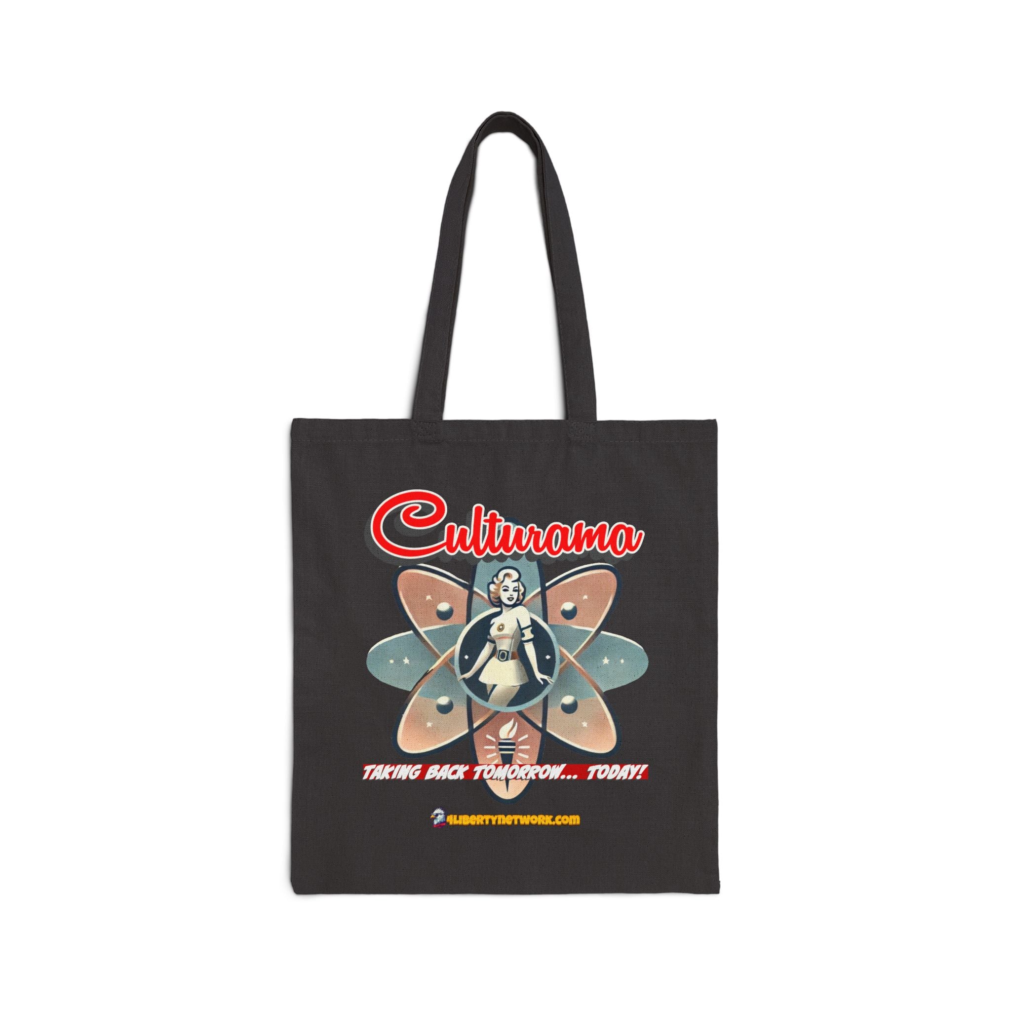 Space-Age Shopper - Culturama Cotton Canvas Tote Bag