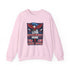 Crewneck Sweatshirt — "Less Government More Video Games" Patriotic Gamer Pullover - 4LibertyShop.com