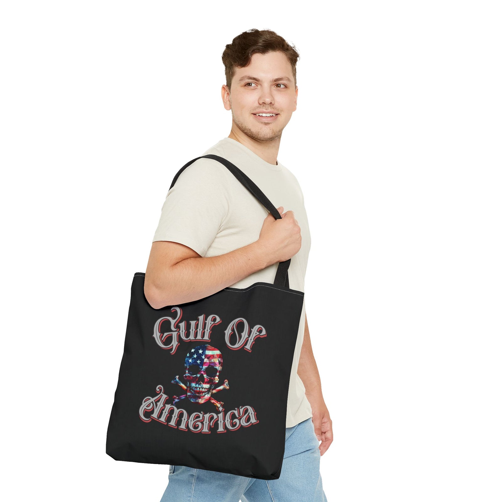 Gulf of America Skull Tote Bag