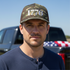 1776 Camo Trucker Hat — Close-Up Lifestyle