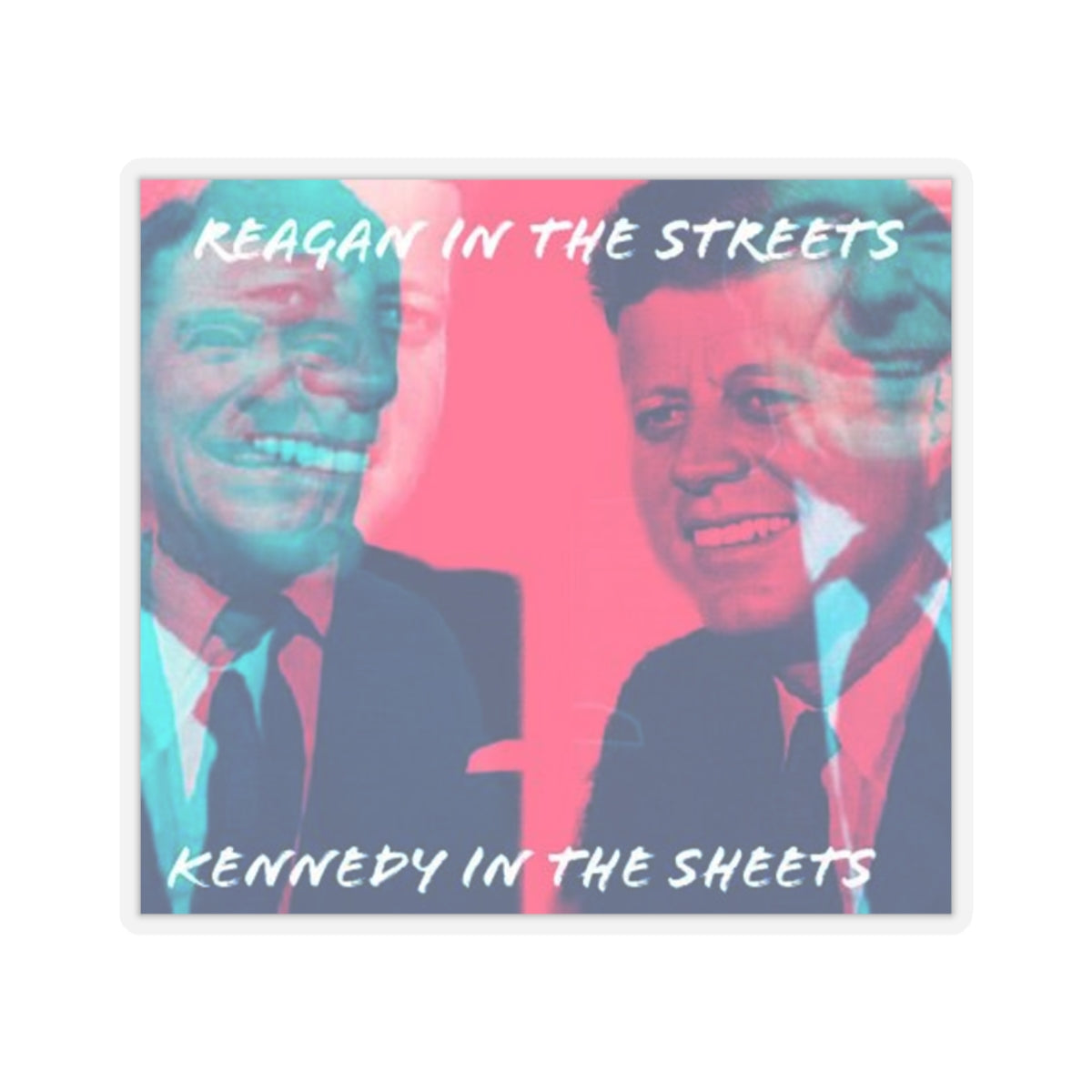 Reagan/Kennedy Stickers