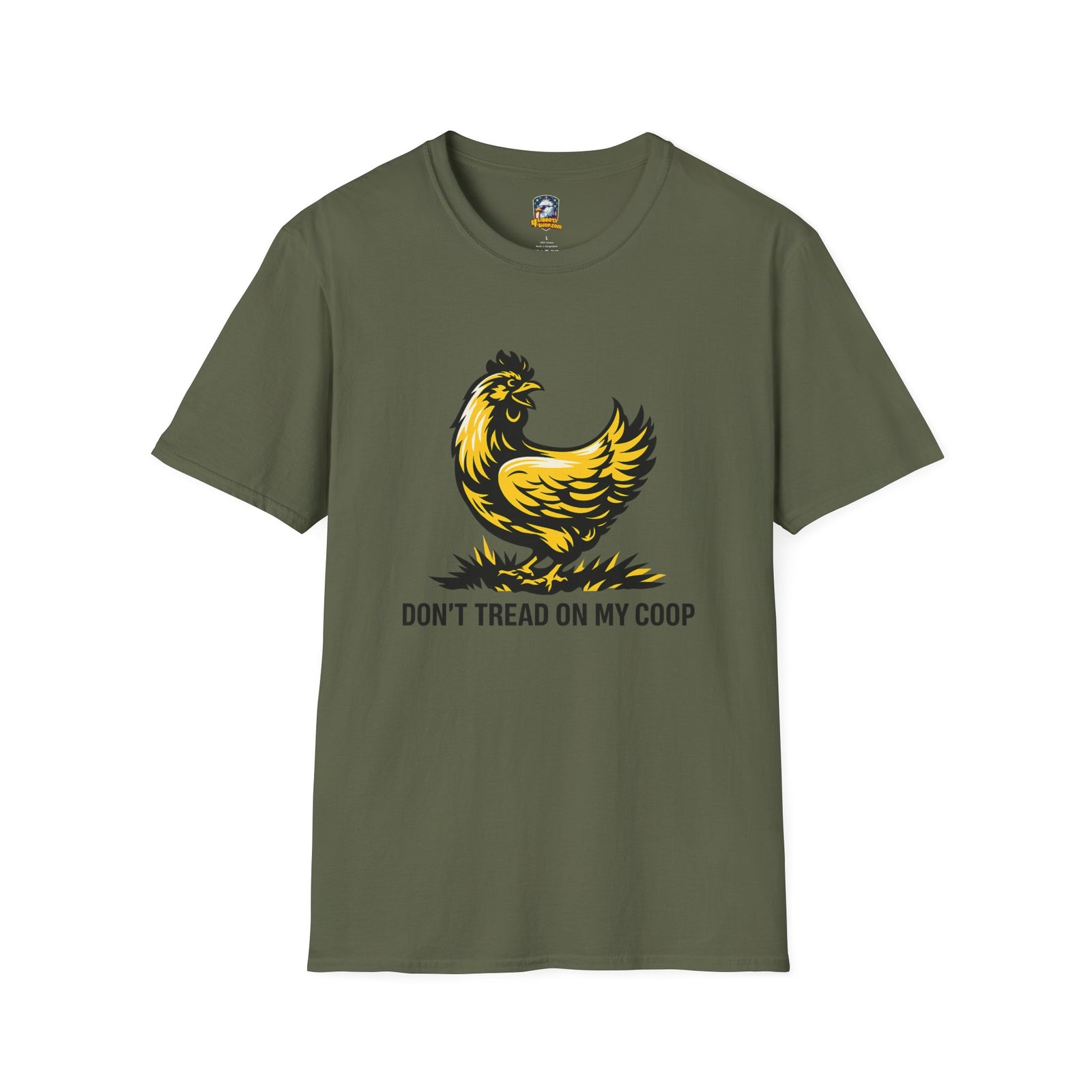Don’t Tread On My Coop T-Shirt — Funny Chicken Farm Tee for Farmers & Backyard Poultry Keepers