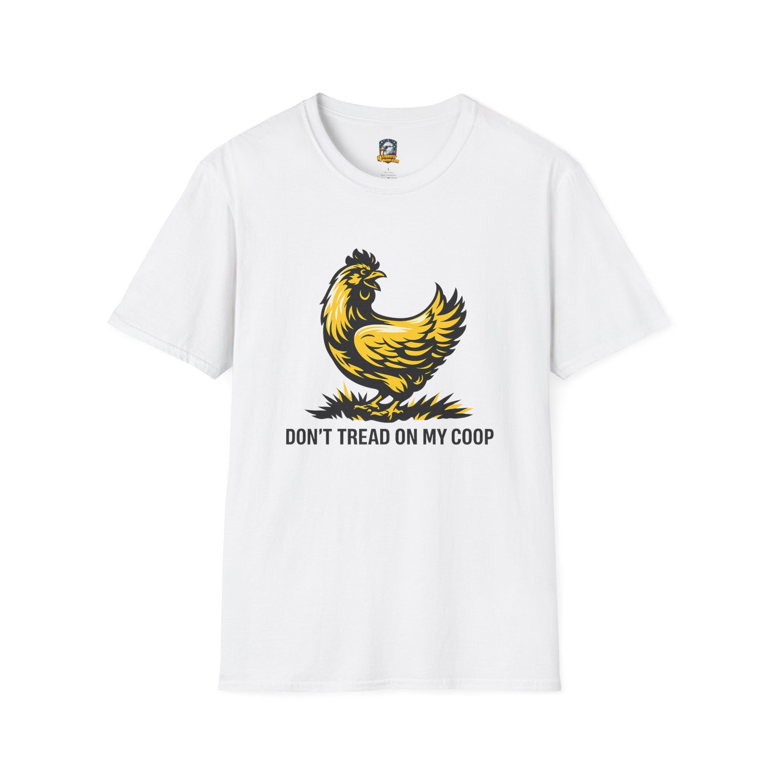 Don’t Tread On My Coop T-Shirt — Funny Chicken Farm Tee for Farmers & Backyard Poultry Keepers