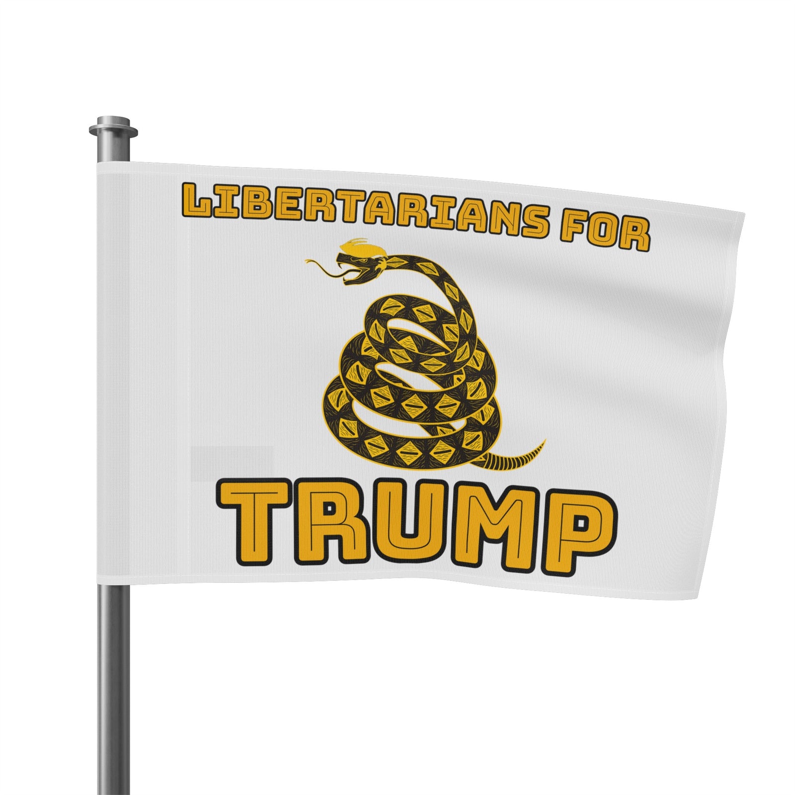 Libertarians for Trump White Flag