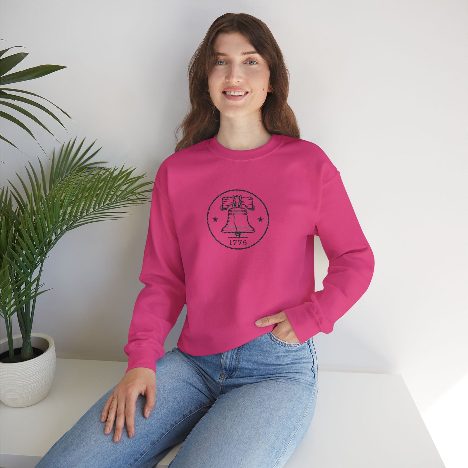 Liberty Bell 1776 Embroidered Sweatshirt