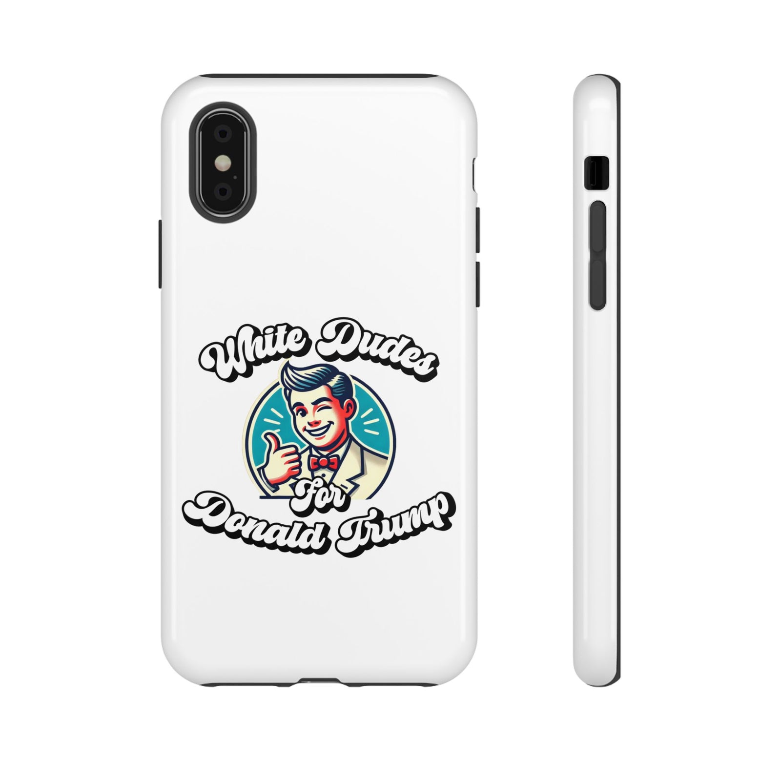 White Dudes for Donald Trump Phone Case