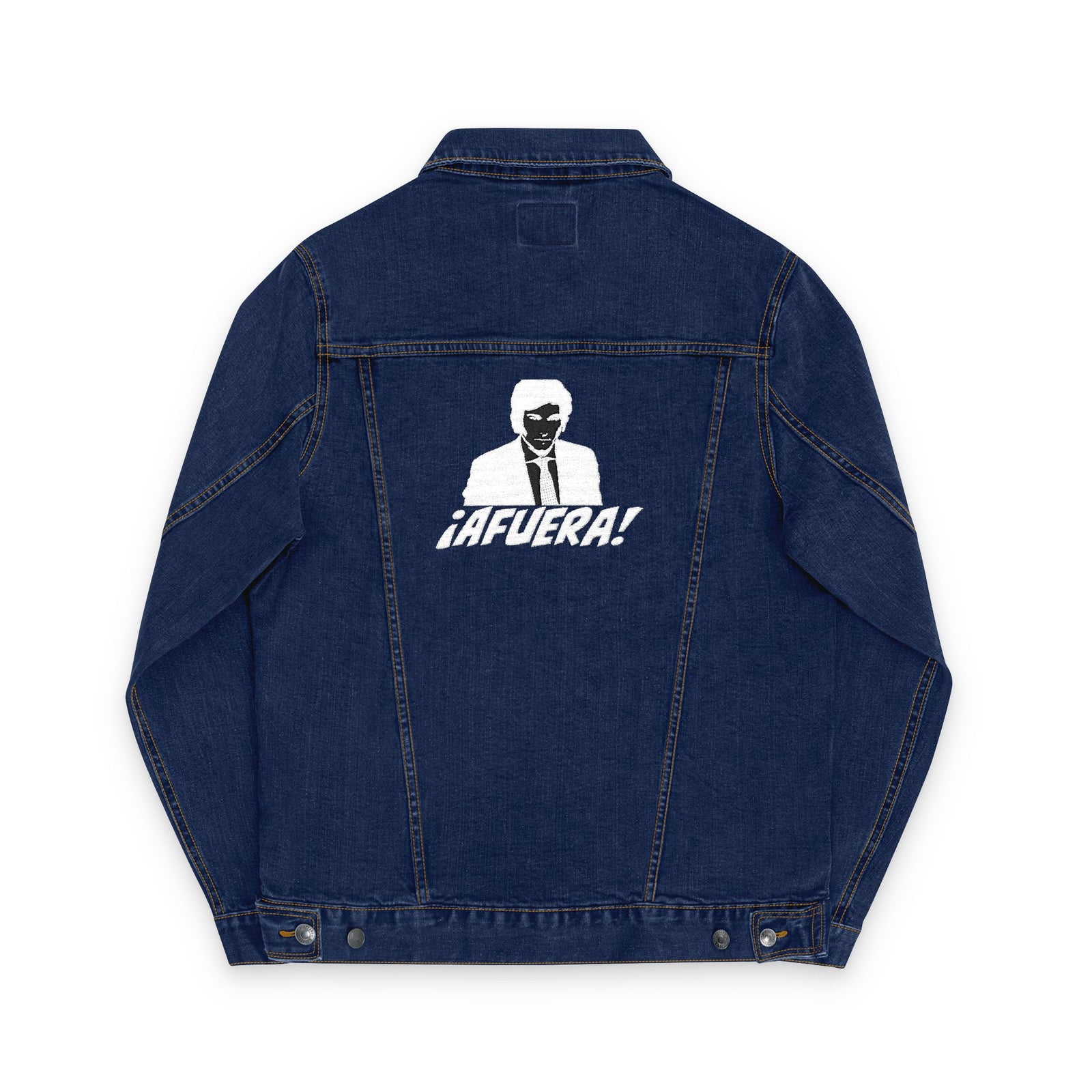 Javier Milei “AFUERA” Lion Denim Jacket