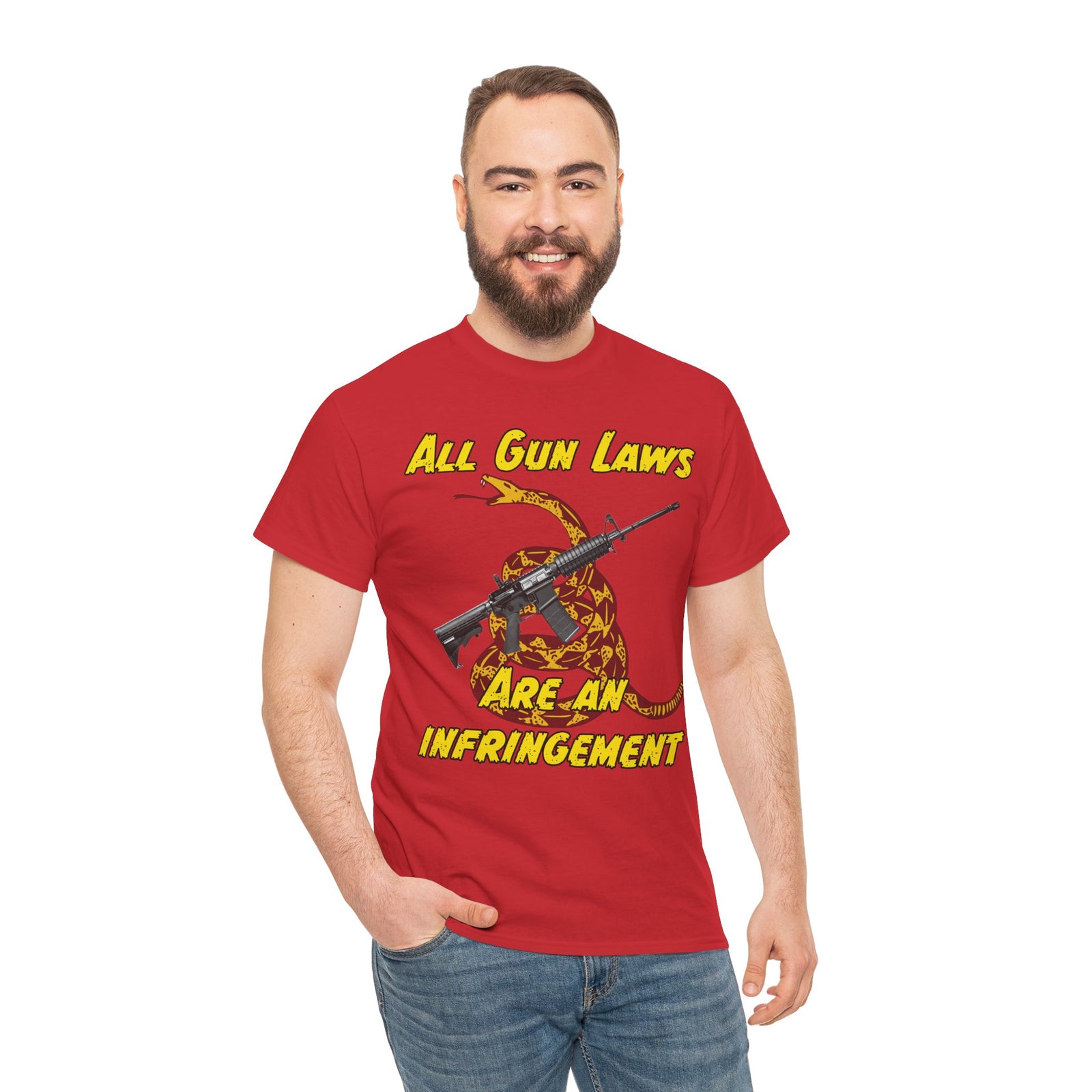 Judge Nap: All Gun Rights Are Infringements AR15 Gadsden T-Shirt