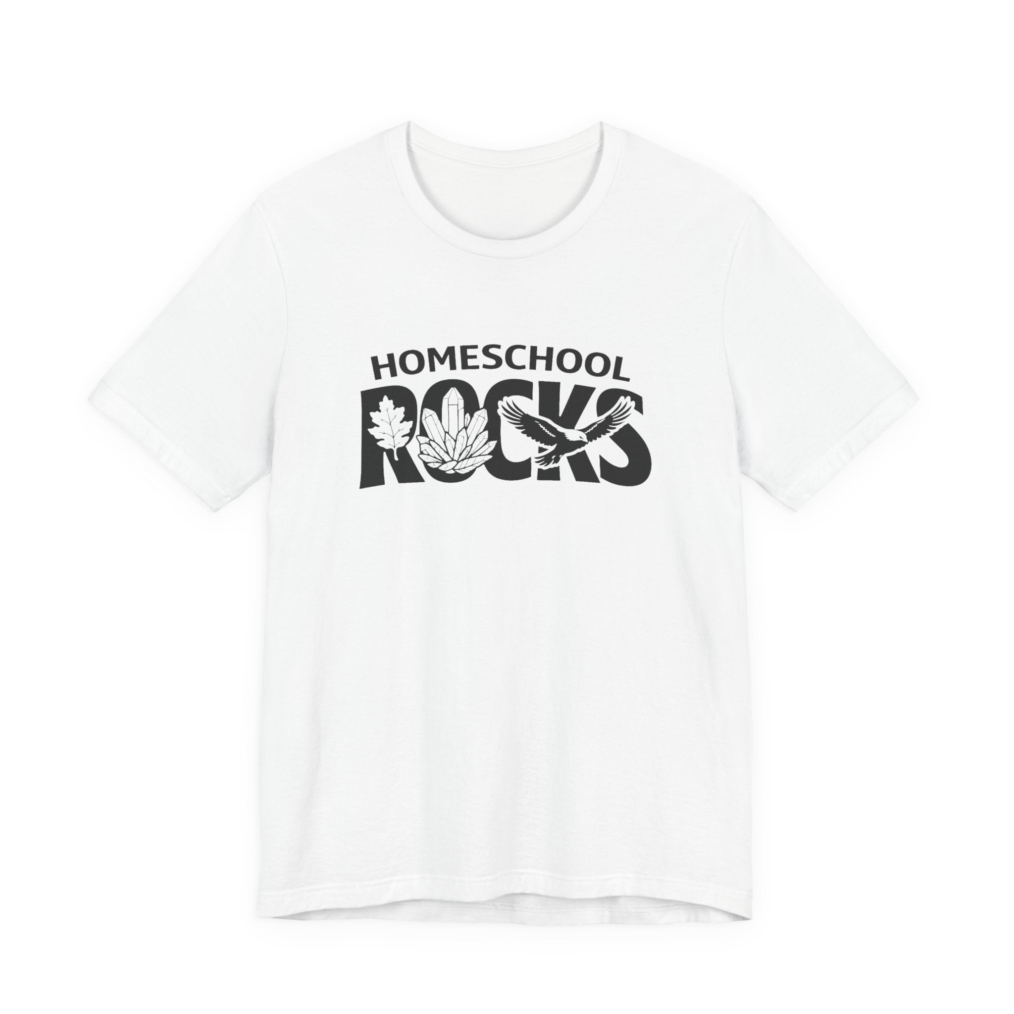 Liberty Tonight: Homeschool Rocks T-Shirt – Retro Floral 'Homeschool Rocks' Tee for Homeschooling Parents & Teachers - 4LibertyShop.com