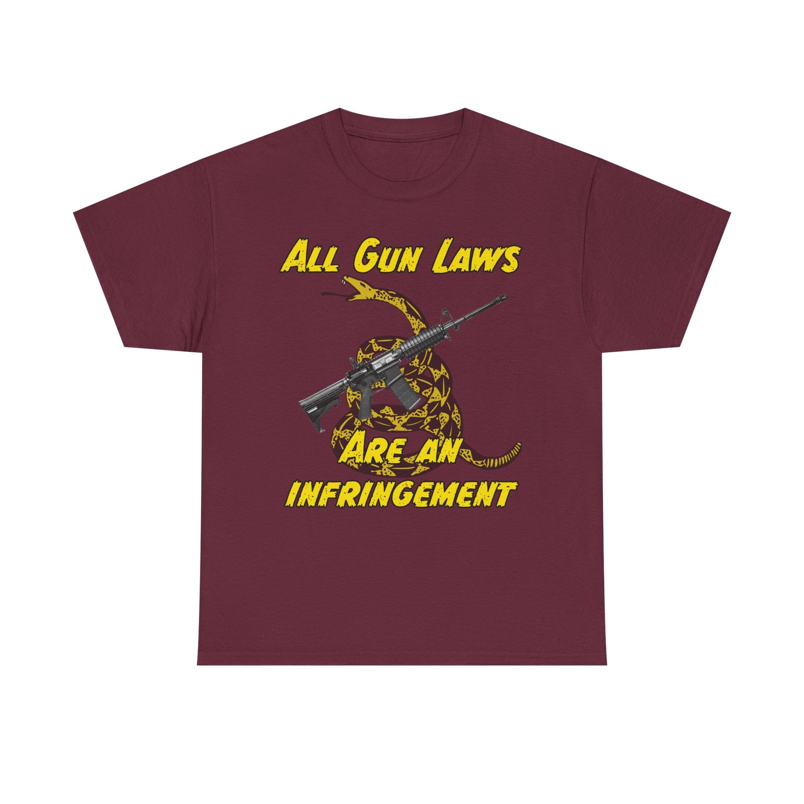 Judge Nap: All Gun Rights Are Infringements AR15 Gadsden T-Shirt