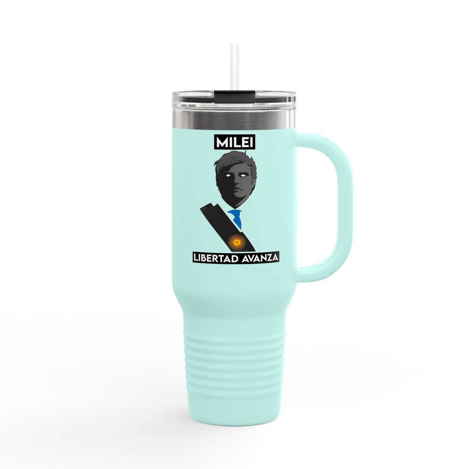 Milei’s Liberty Tumbler – La Libertad Avanza 40z Travel Mug
