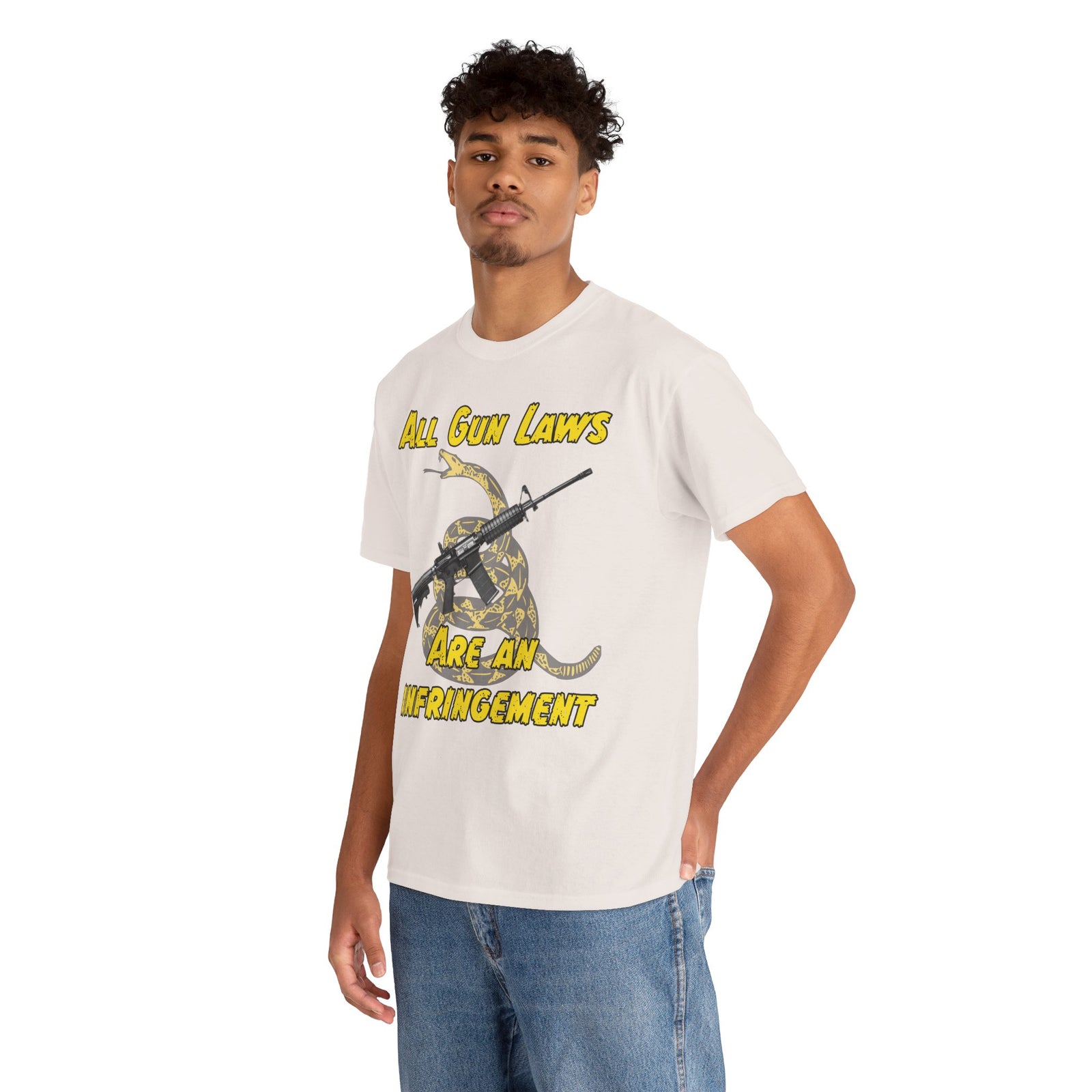 Judge Nap: All Gun Rights Are Infringements AR15 Gadsden T-Shirt