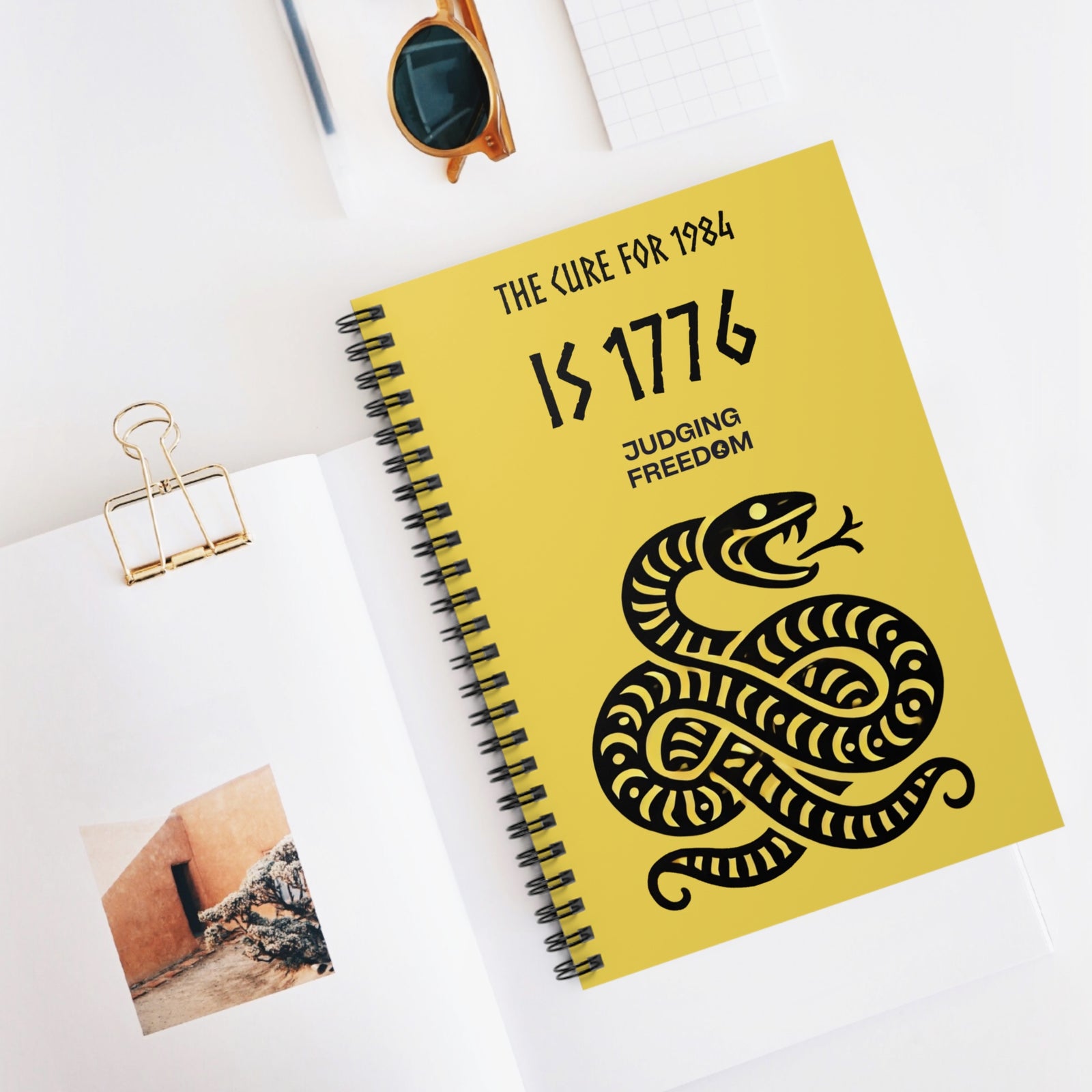 Judge Nap: The Cure For 1984 Spiral Notebook