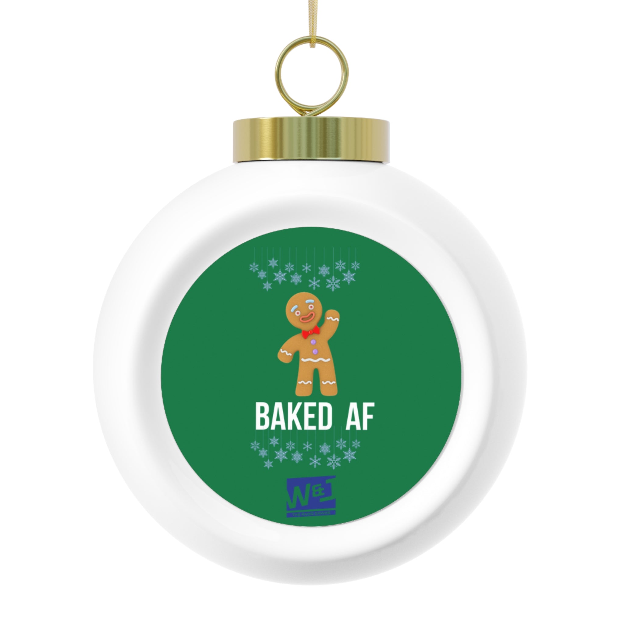 Walton & Johnson: Baked AF Christmas Ornament