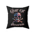 Walton & Johnson: Gulf of America Skull Pillow