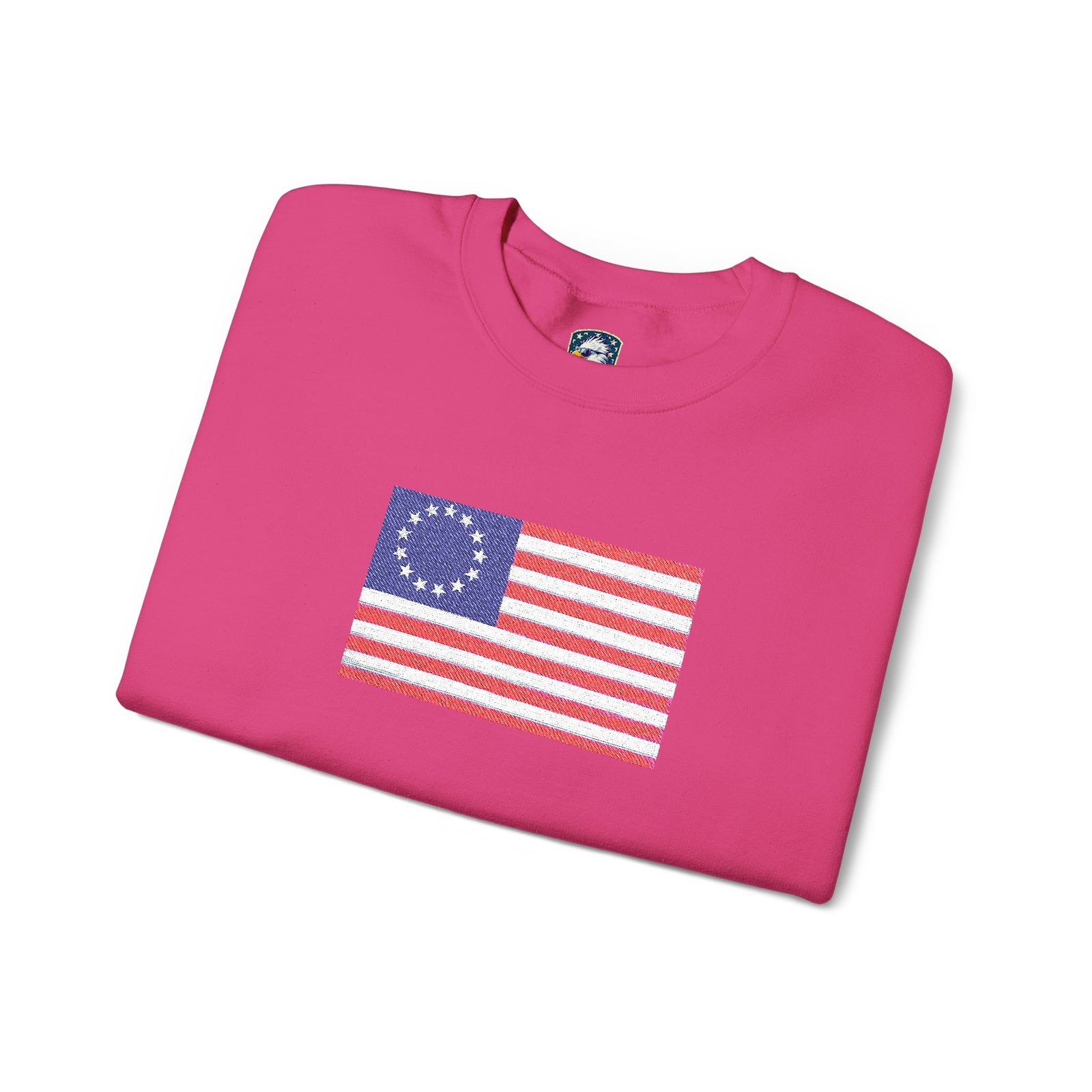 Betsy Ross Flag Embroidered Sweater