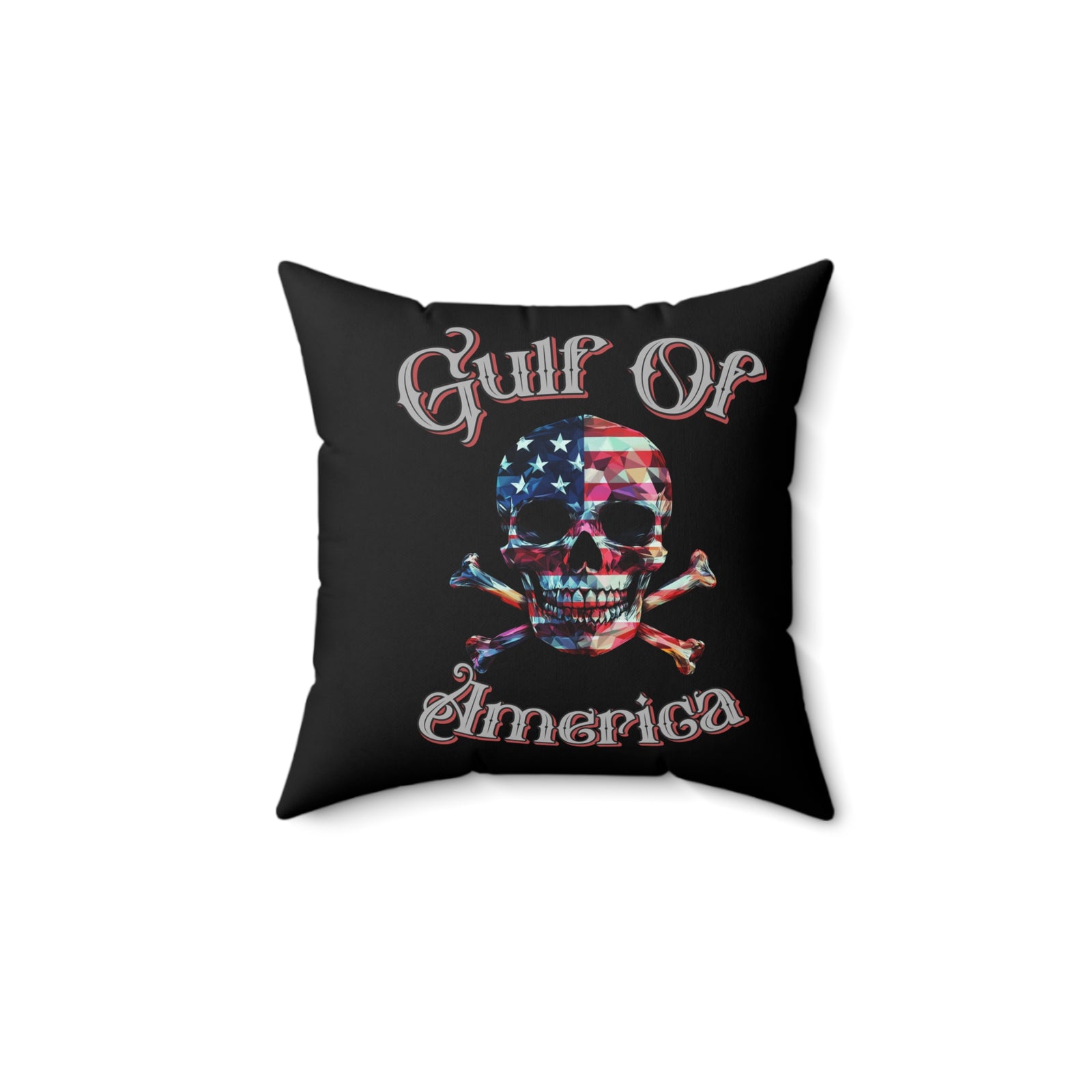 Walton & Johnson: Gulf of America Skull Pillow